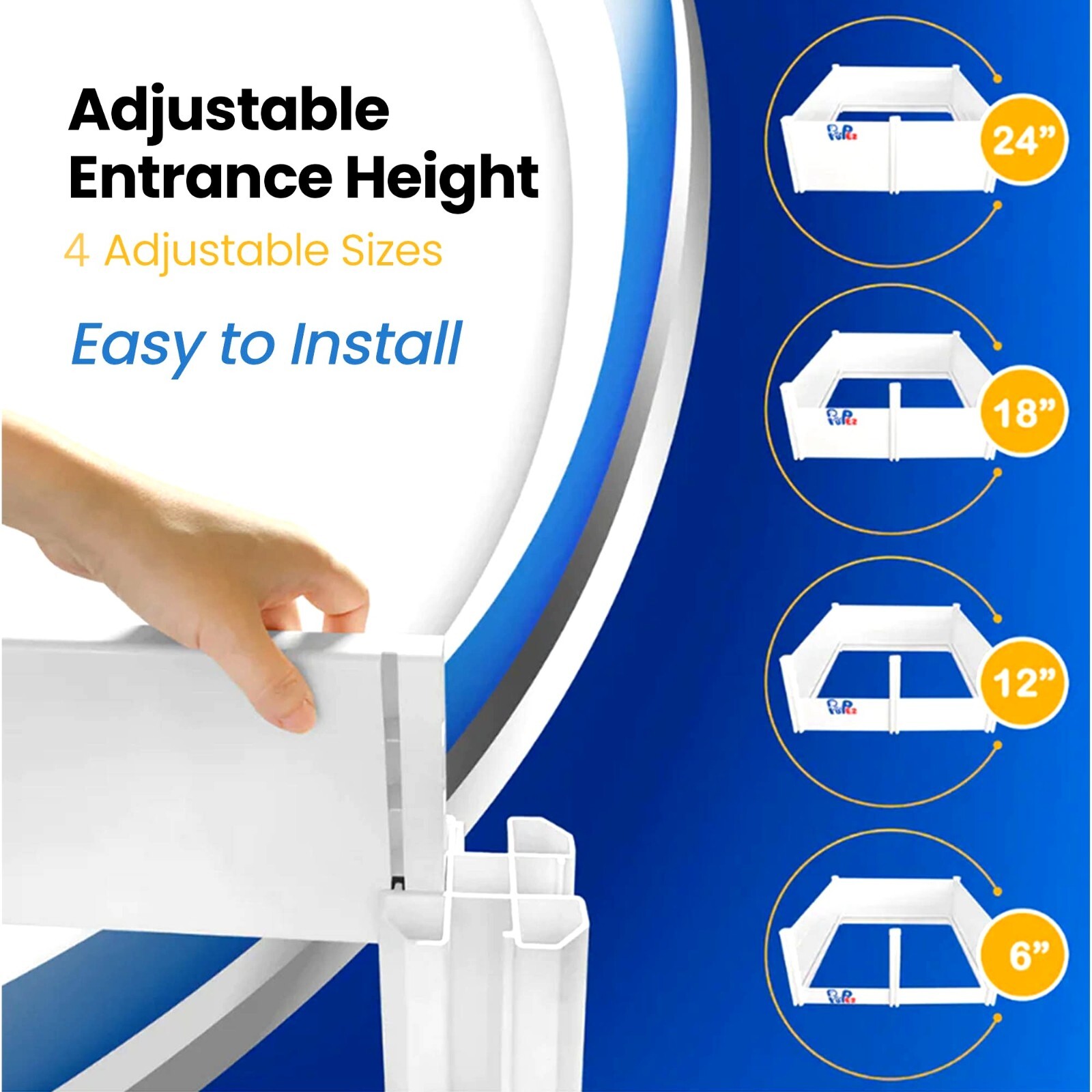 Whelping Box for Dog Breeding + *BONUS PUPPY RAIL* | ALL BREEDS | 48″x48″x18″