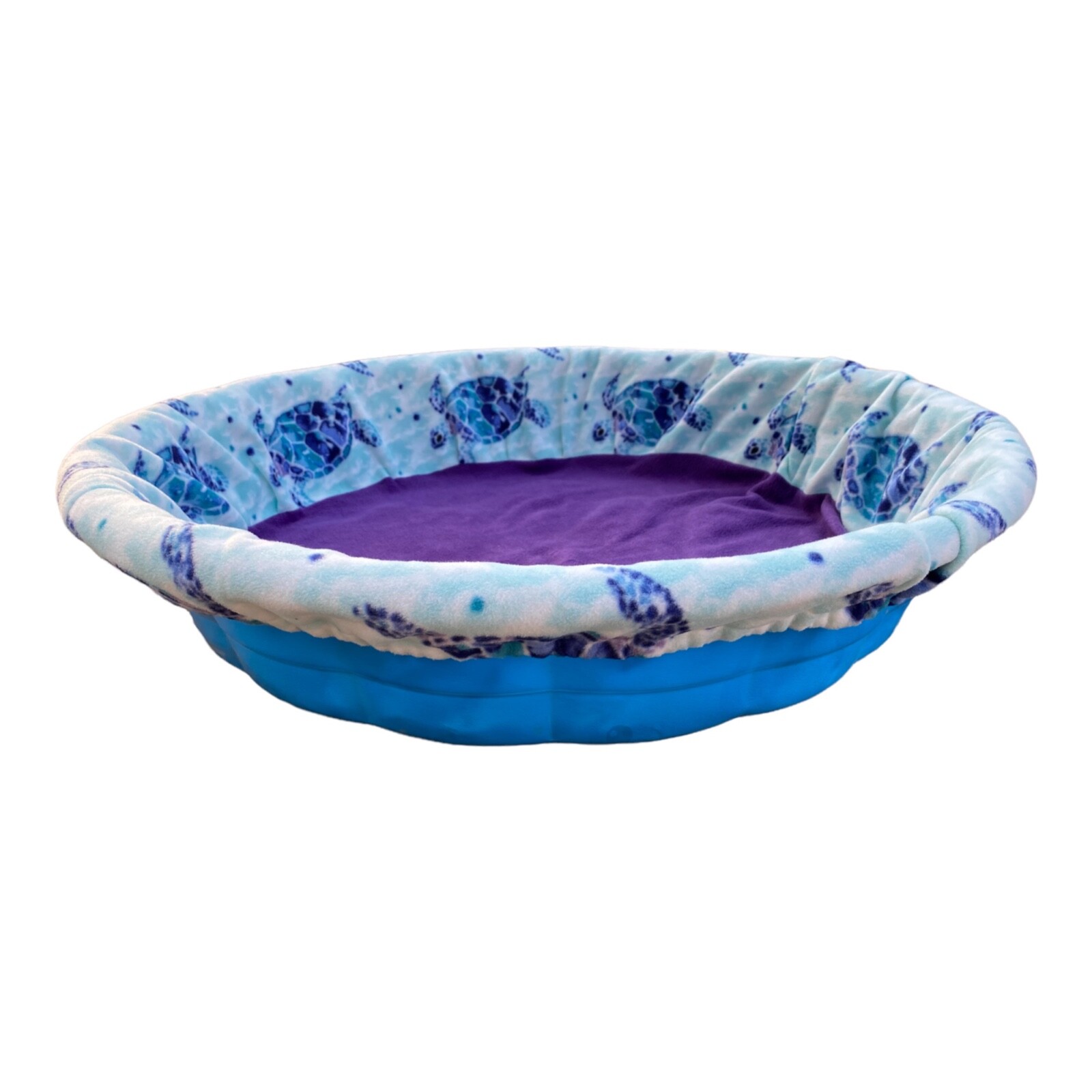 SHIPS FREE USA Small Fleece Whelping Kiddie Pool Liner for Dogs 0-24 Pounds
