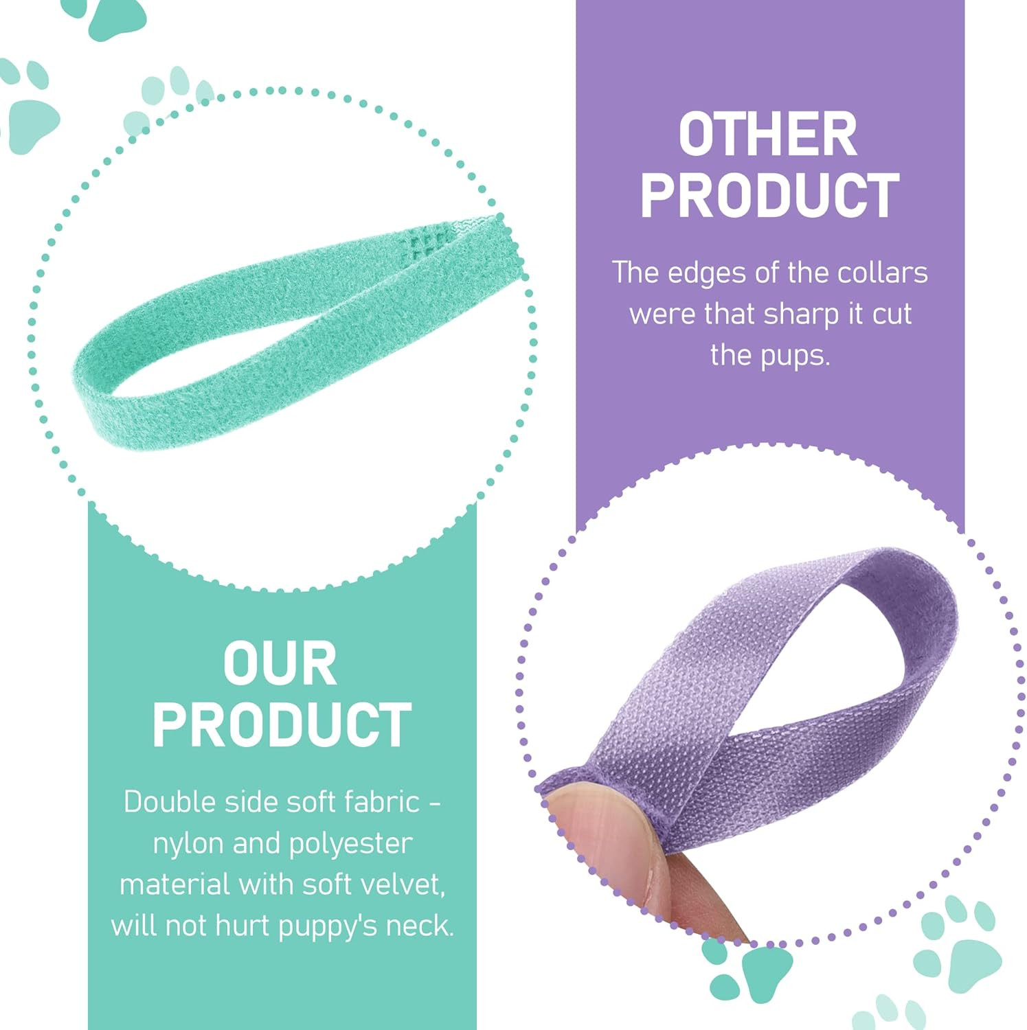 Newborn Puppy Collars, Record Keeping Charts, Super Soft Nylon Whelping Puppy Co