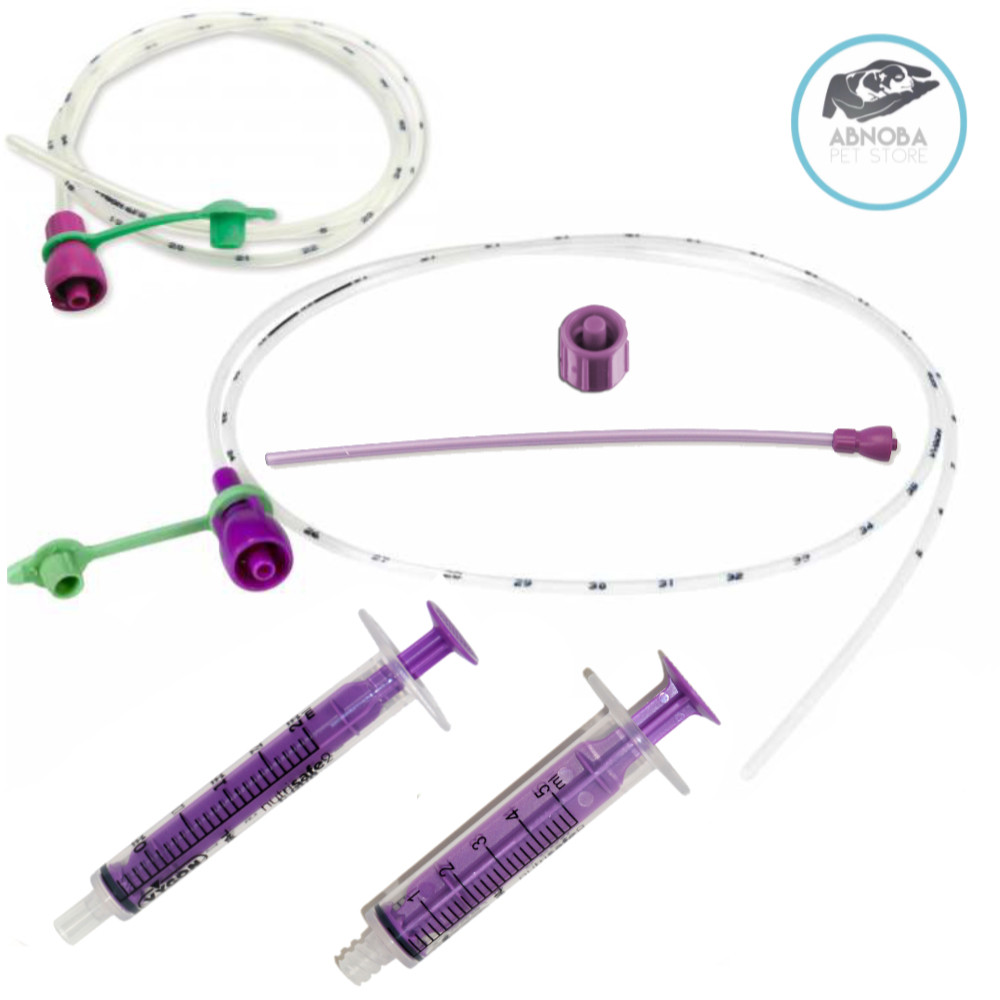 Sterile Tube Feeding Kit Milk Syringes Whelping Pup Kitten Sml Animal 4 5 6 8 Fr