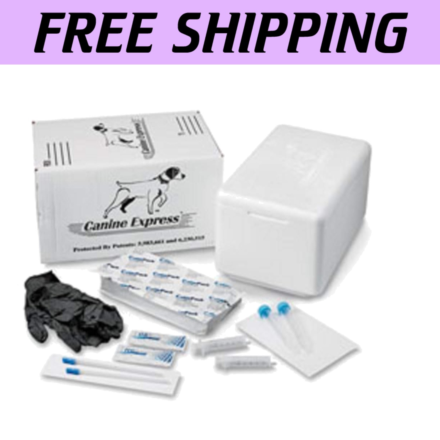 Temperature-Controlled Disposable Dog Semen Transport with Complete Kit Included