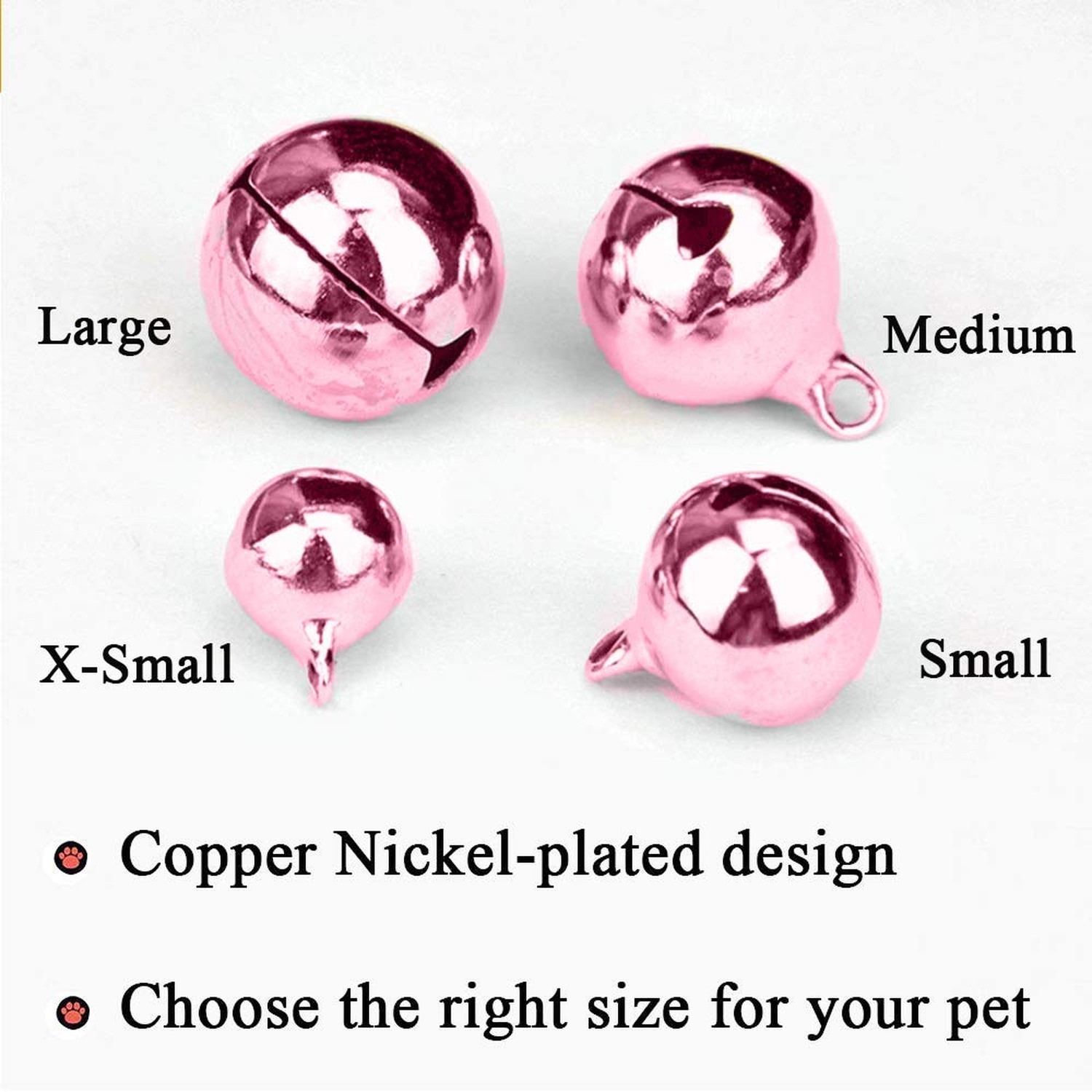 IVIA PET4 Sets Cat Bell for Dog Collar Charm Training Pet Pendant Accessories…