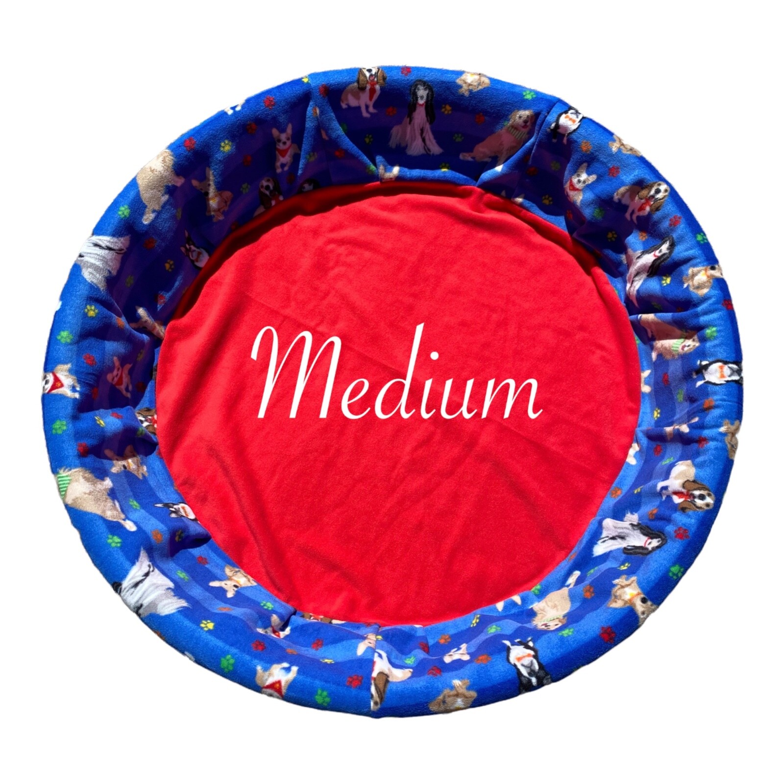 FREE USA Ship MEDIUM PupNest Handmade Fleece Whelping Pool Liner for Puppy Breed