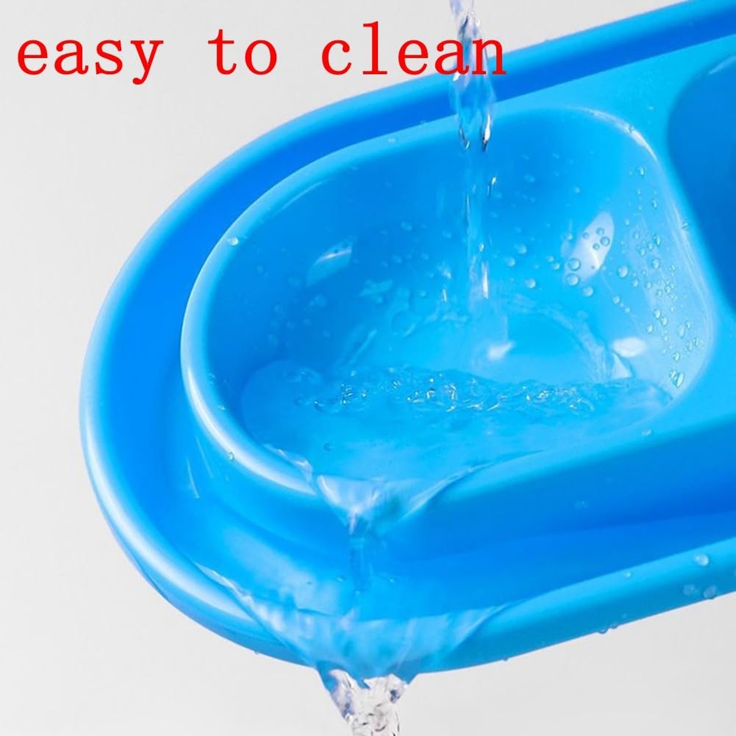 Cat Kitten Dish Dog Puppy Feeder Pet Bowl 3 Colors New Light Blue Small