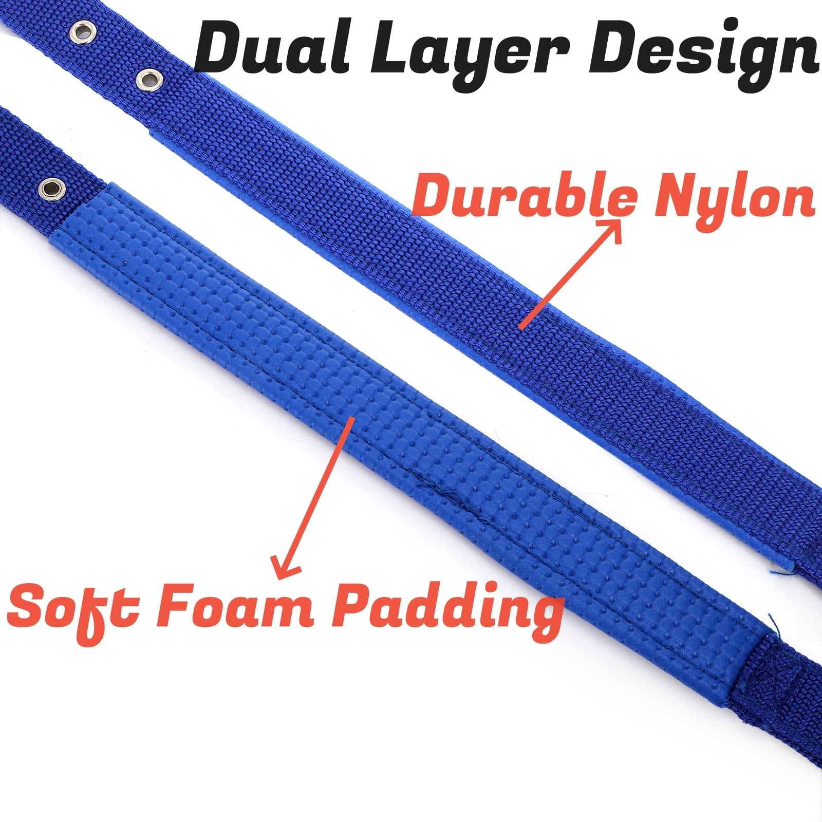 12 Pack Goat Collars with Bells, Adjustable Nylon Sheep Collar with Anti-Lost