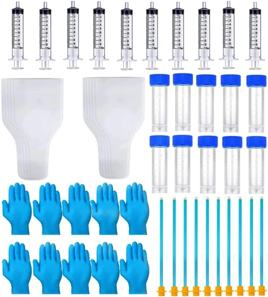 50 Pieces of Set AI Artificial Insemination Dog Breeding Kit, Disposable Canine