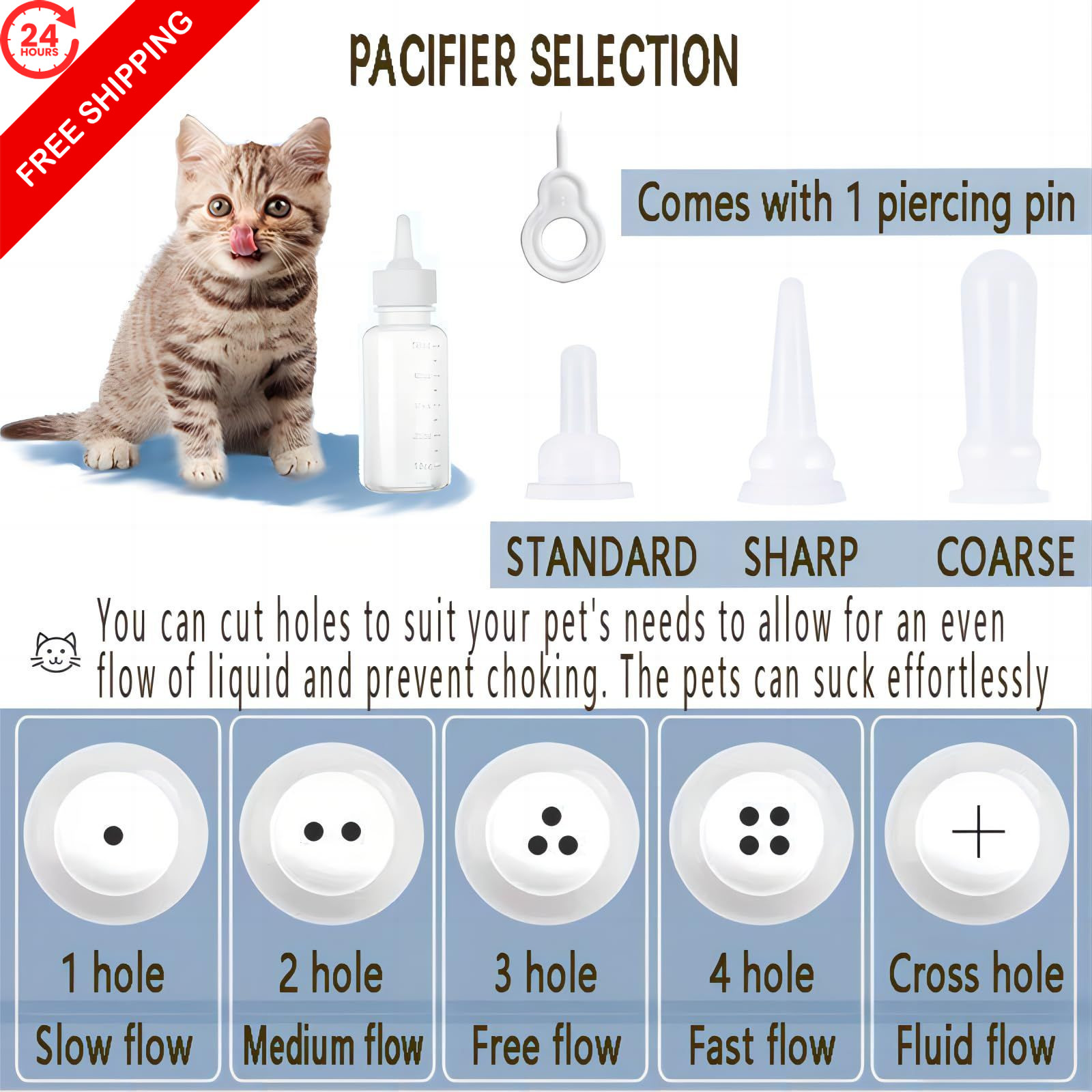Puppy Kitten whelping supplies，JounLoin kit for Puppies Multicolor