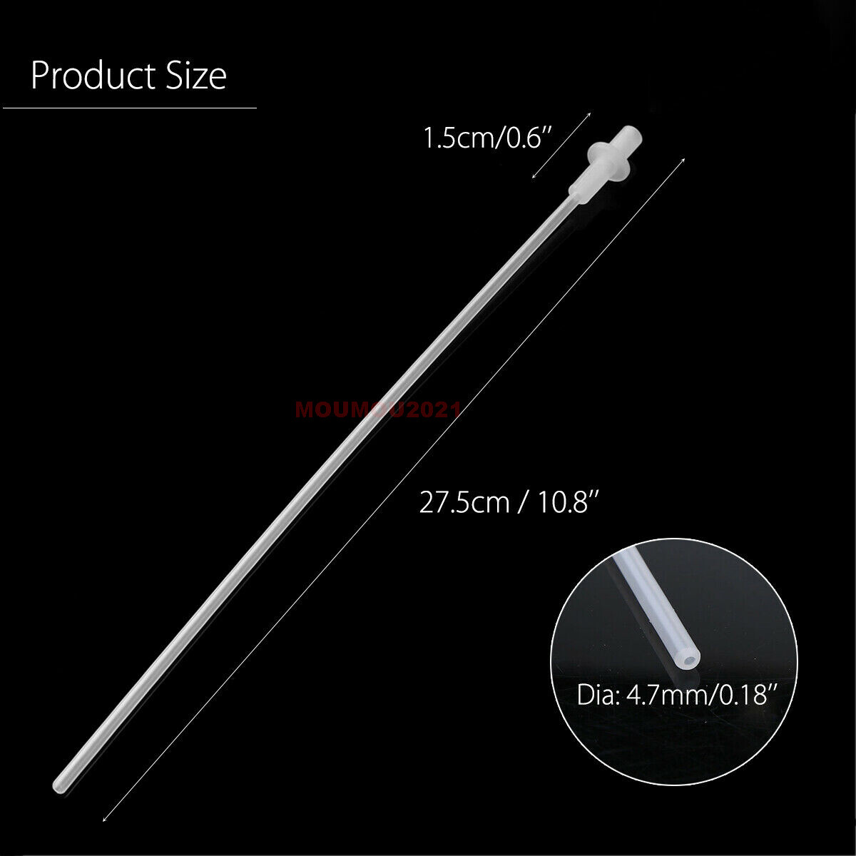 50pcs Disposable Artificial Insemination Rods Tube For Dog Goat Sheep Breed Rods