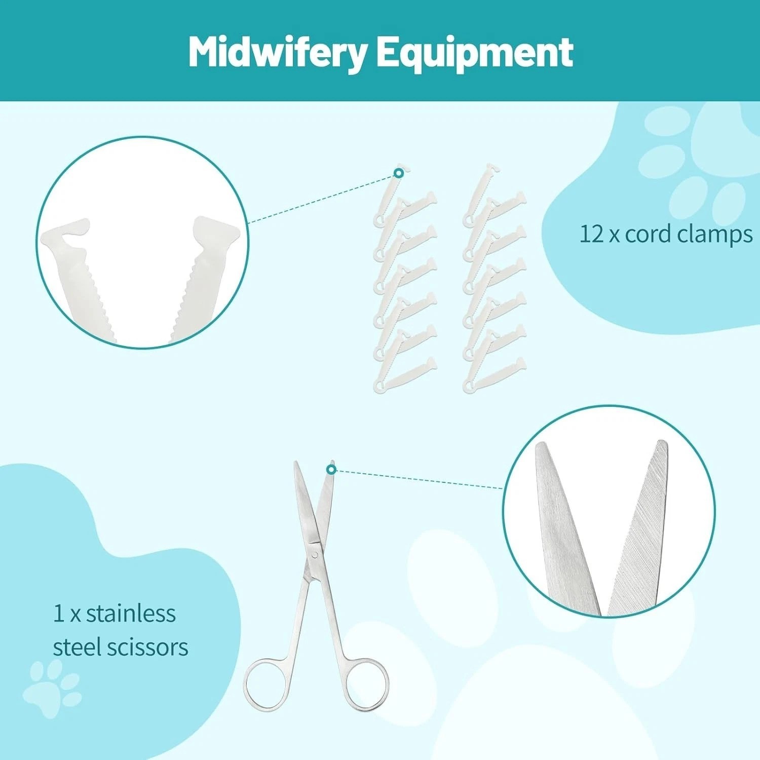 48-Piece Veterinary Approved Puppy Whelping Kit with Feeding and Care Essentials