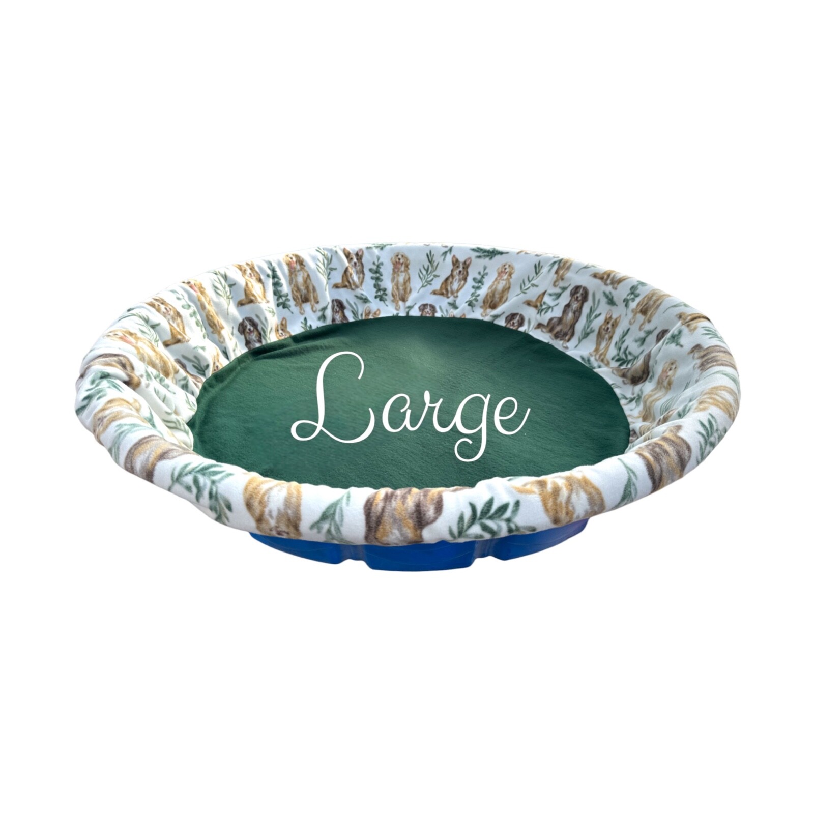 Large Fleece Whelping Kiddie Pool Liner for Dogs 50+ Pounds