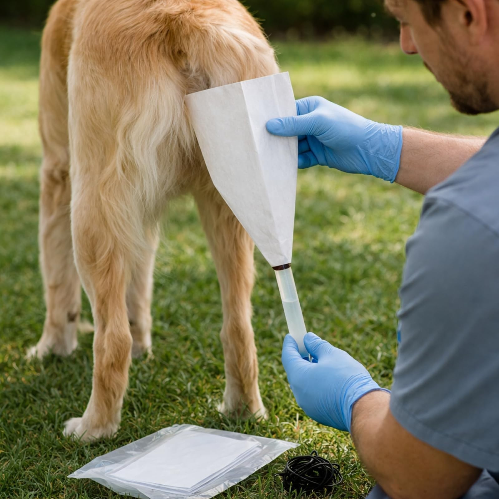 100 Set Dog Artificial Insemination Kit – Canine Semen Collection Cones & Tubes