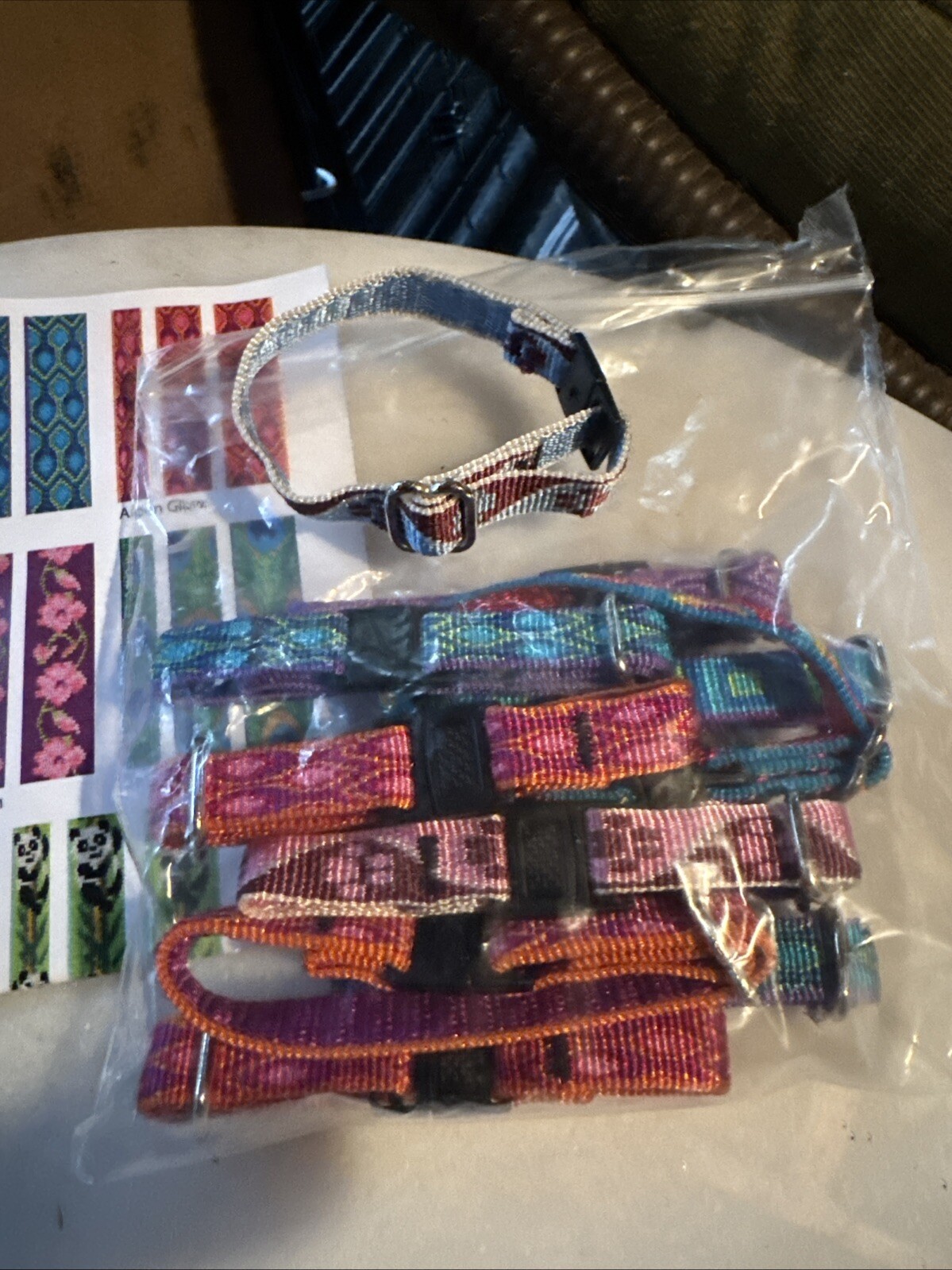 Lupine whelping collars Puppies 11 New Plus One Small 5-7” Asst Colors Breakaway