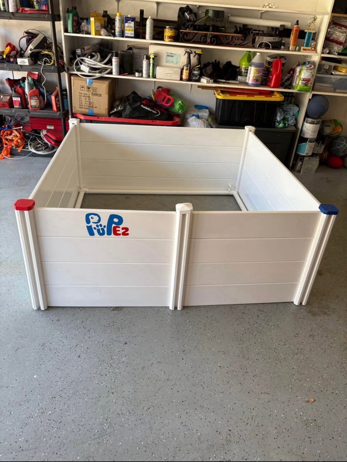 PupEZ Indoor Pet Barrier Adjustable Plastic Dog Fence