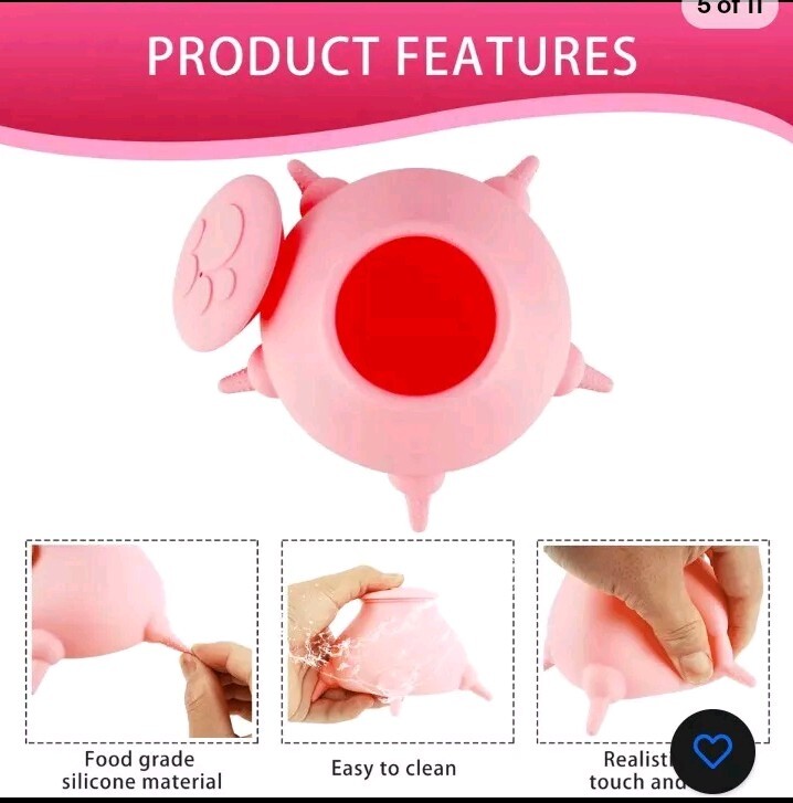 Puppy Milk Feeder for Multiple Puppies Silicone Puppy Feeder Milk Bowl 5 Nipple