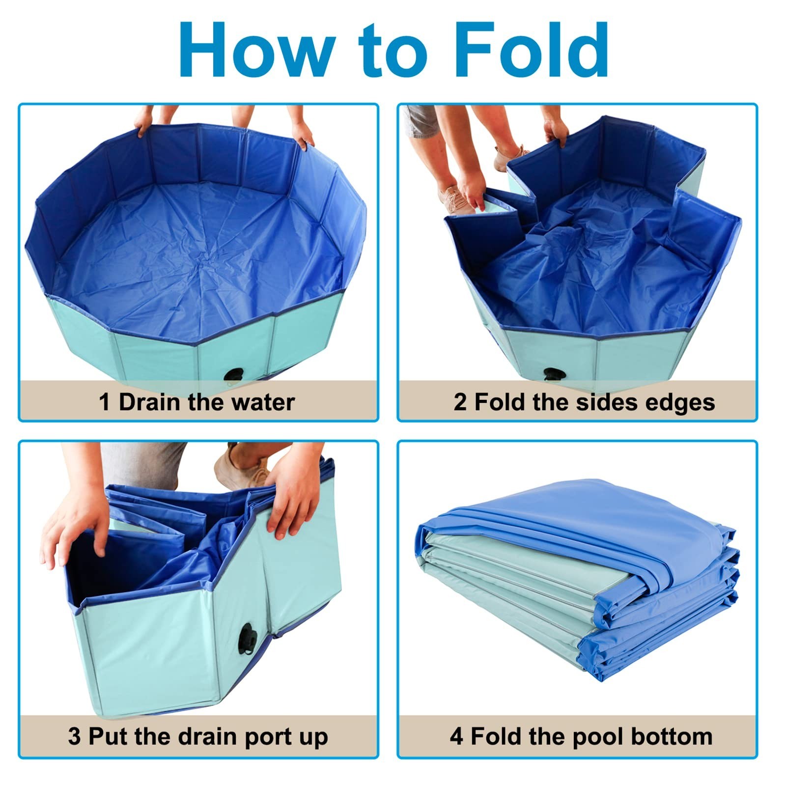 Whelping Box for Dogs & Puppies, Easy Clean Whelping Pool & Pen, 39″ Dia x 12″ H