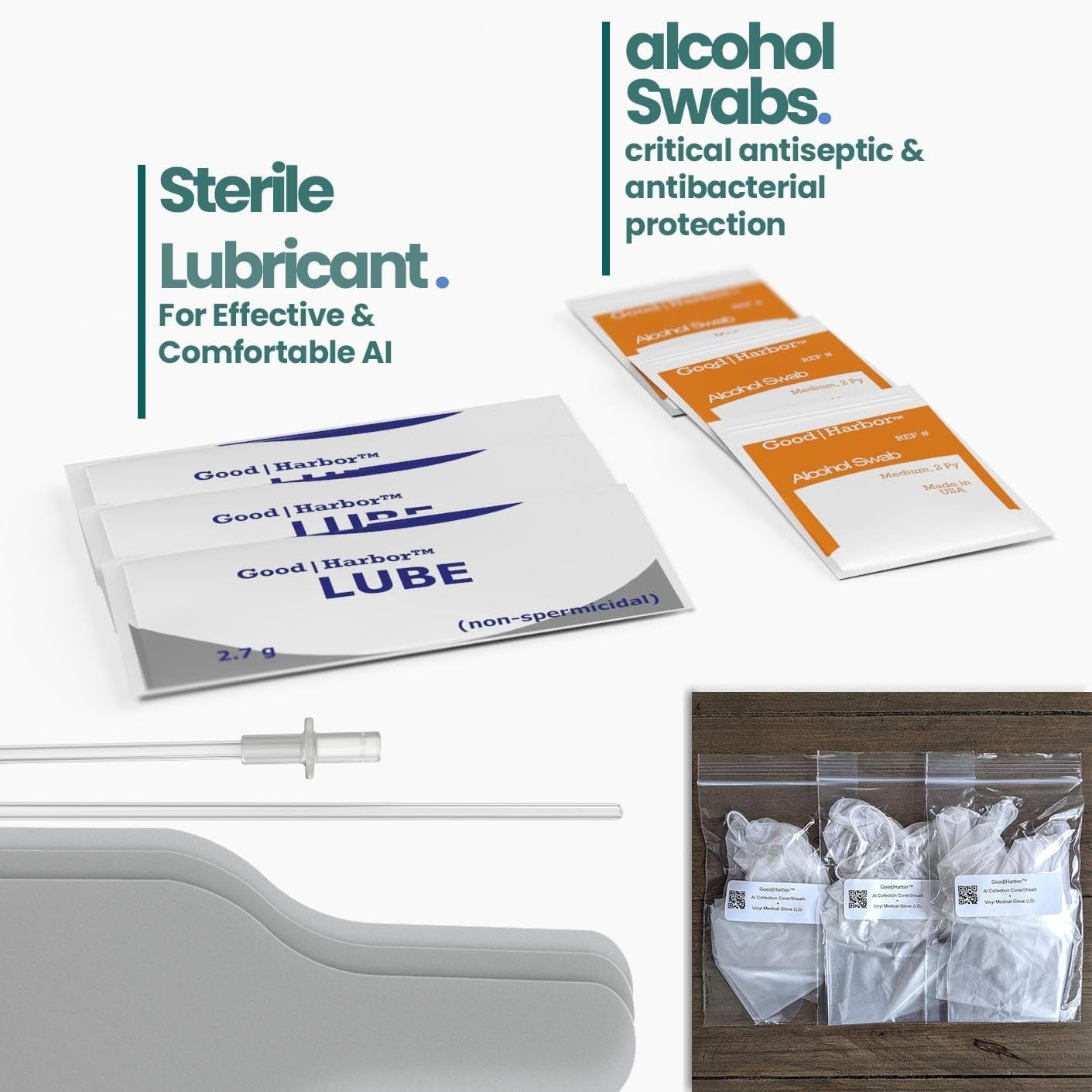 Dog Artificial Insemination Kit – Complete 3 Pack for Med/Lg Breeds
