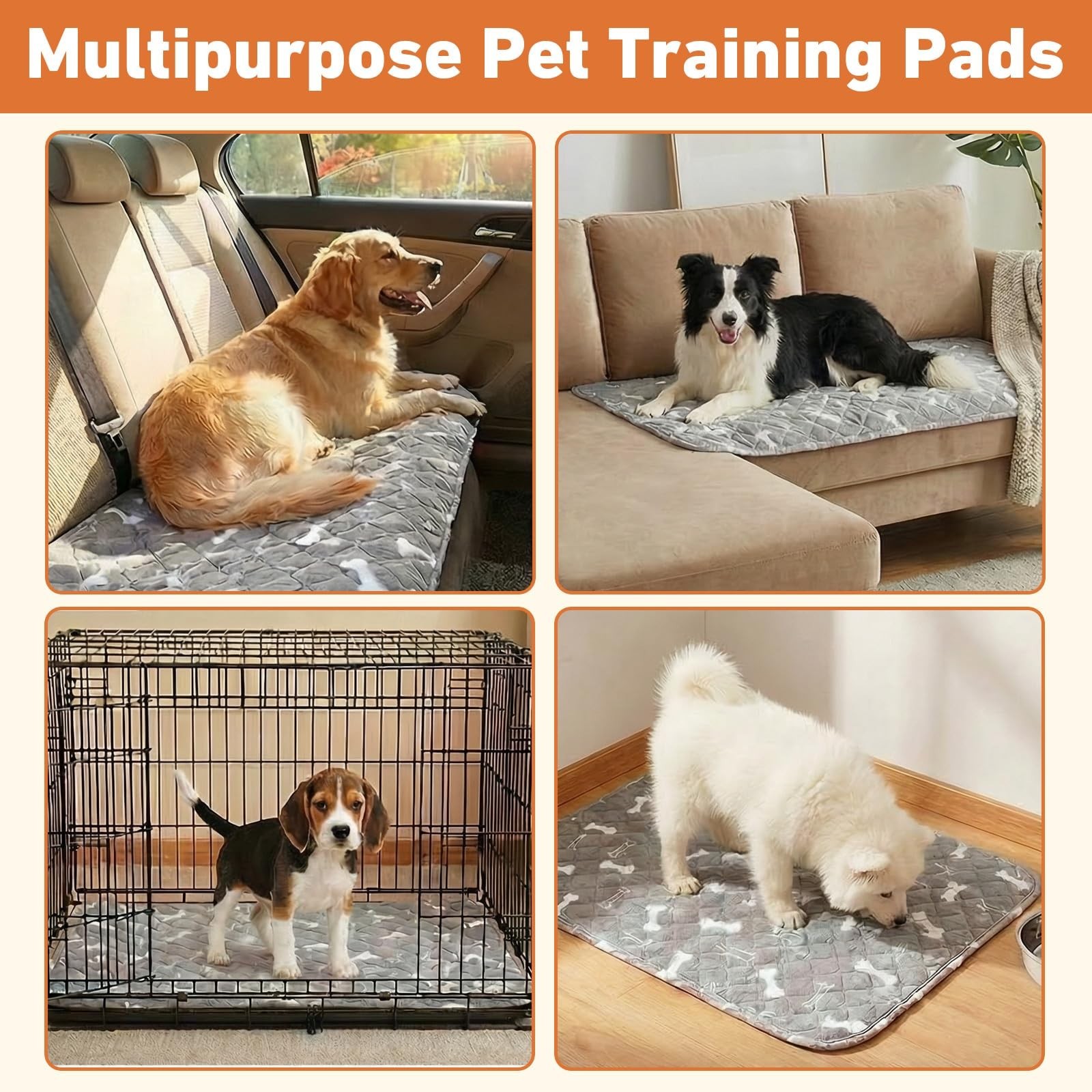 Puppy Pee Pads with Pheromones,Forever Pad,Washable Pee Pads for Dogs,Reusabl…