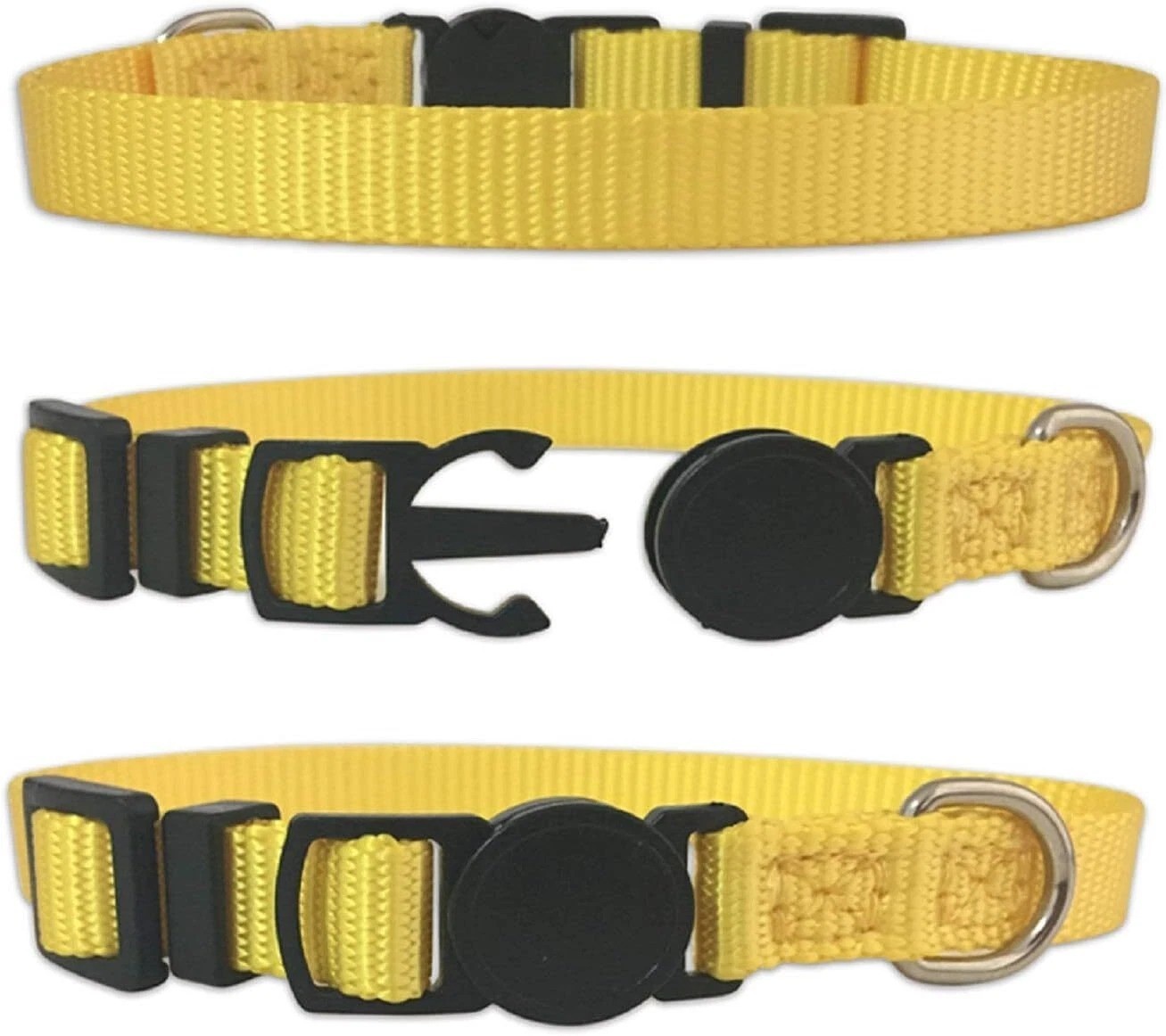 12 Pcs/Set Soft Nylon Puppy ID Collar Adjustable Whelping Breakaway Litter New