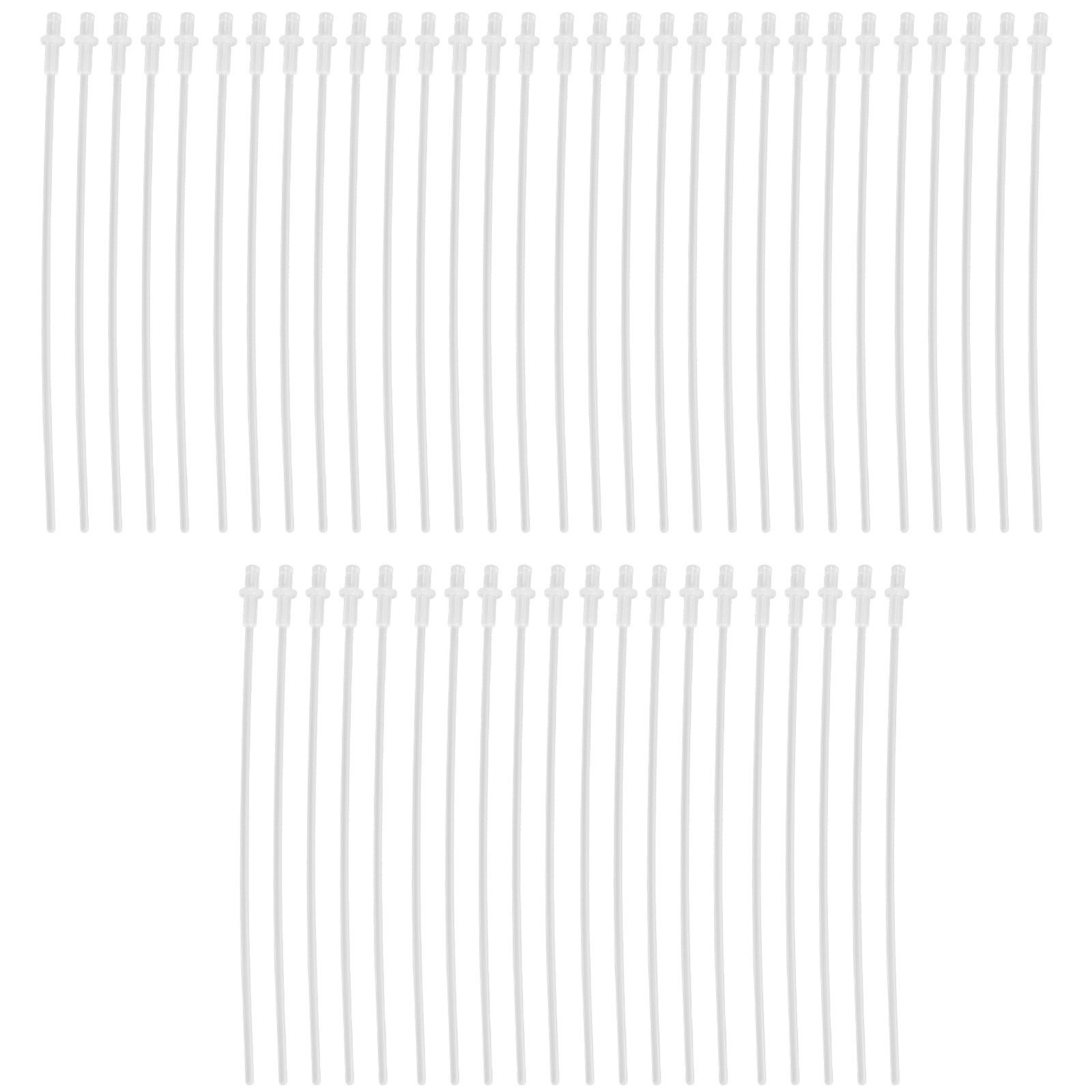 50PCS 10in Artificial Insemination Rod Transparent Disposable Insemination T-DSO