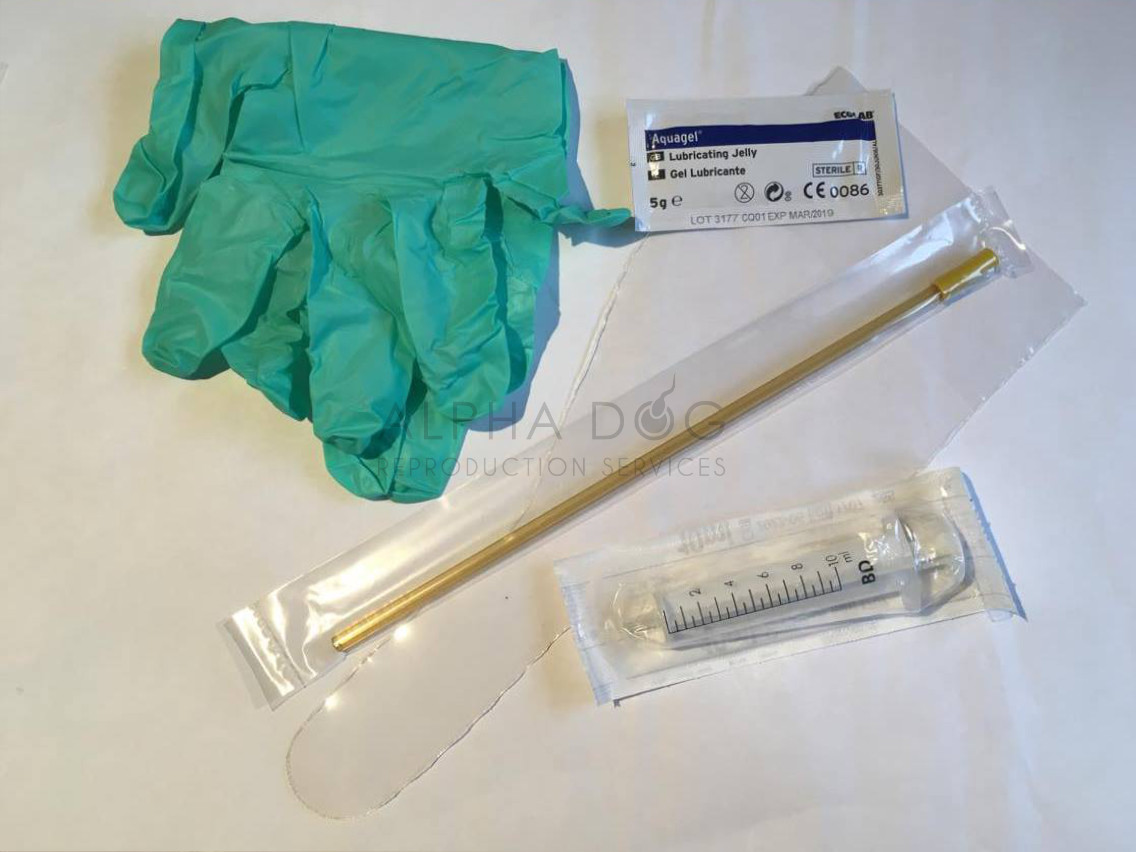 Flex Tip Canine Artificial Insemination AI Kit Alpha Dog Breeder Rods All Sizes