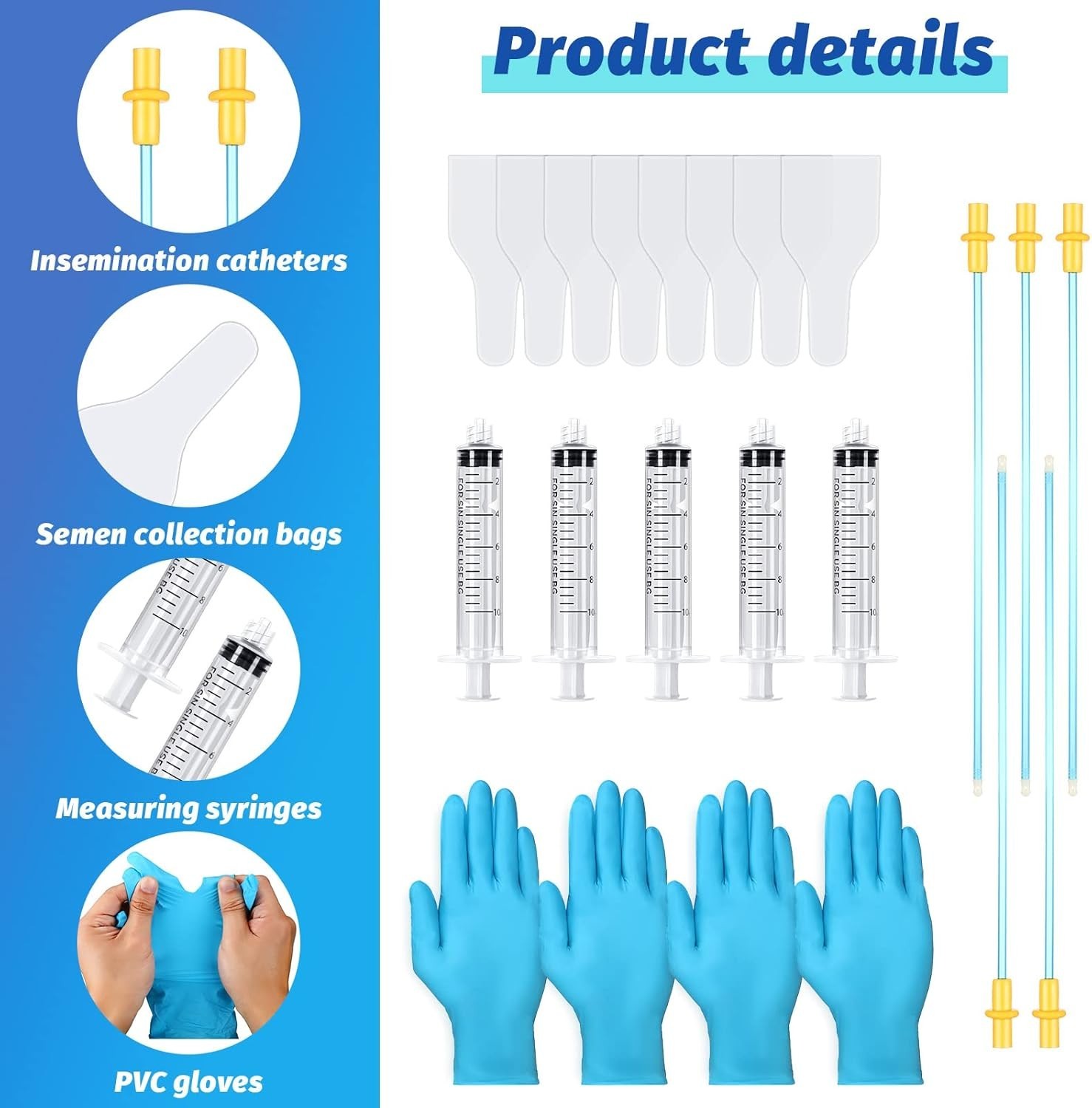 15 Set AI Artificial Insemination Dog Breeding Kit Canine Breeding Kit Dog Semen