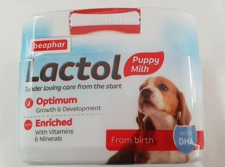 ALPHA DOG FULL Whelping Kit Beaphar Lactol Puppy Milk Feed Bottle 12 ID collars