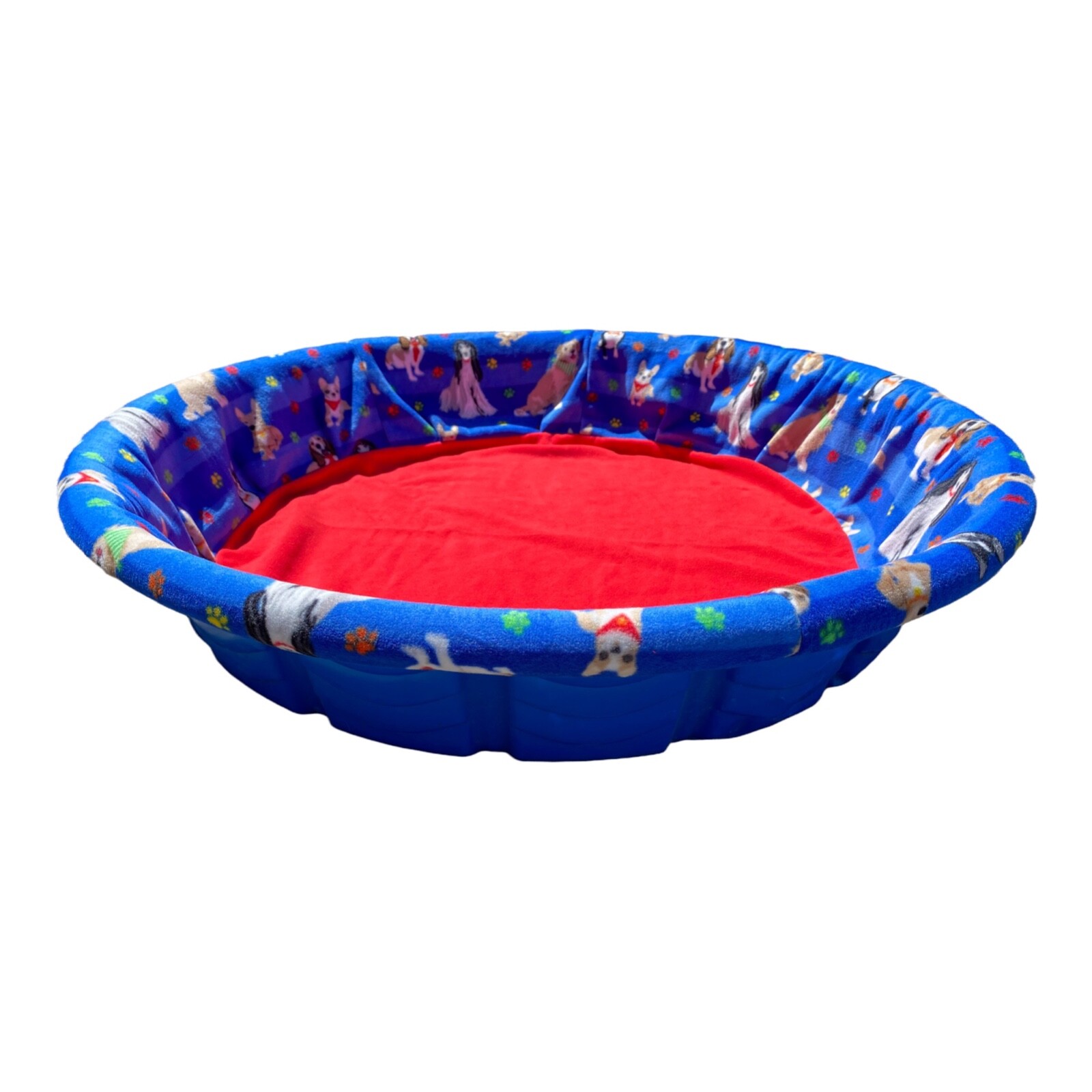 FREE USA SHIPPING Medium Fleece Whelping Kiddie Pool Liner for Dogs 25-49 Pounds