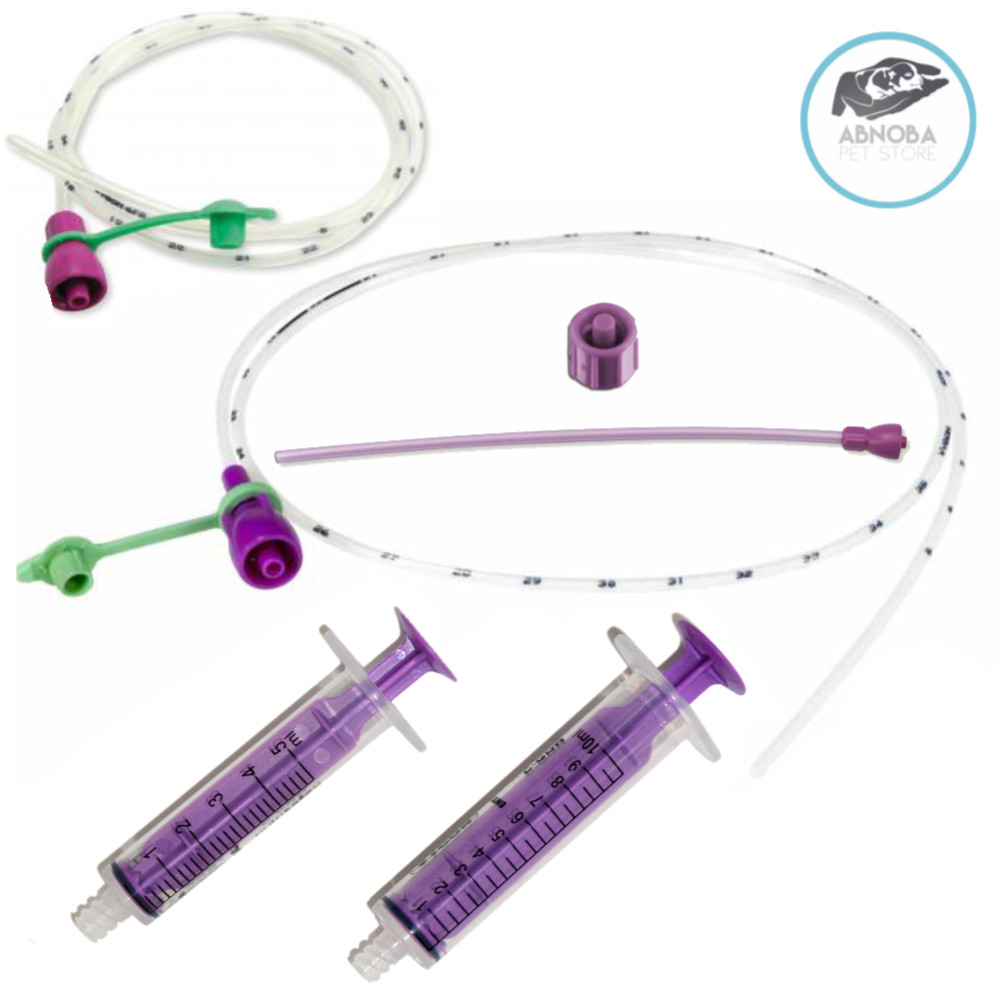 Sterile Tube Feeding Kit Milk Syringes Whelping Pup Kitten Sml Animal 4 5 6 8 Fr