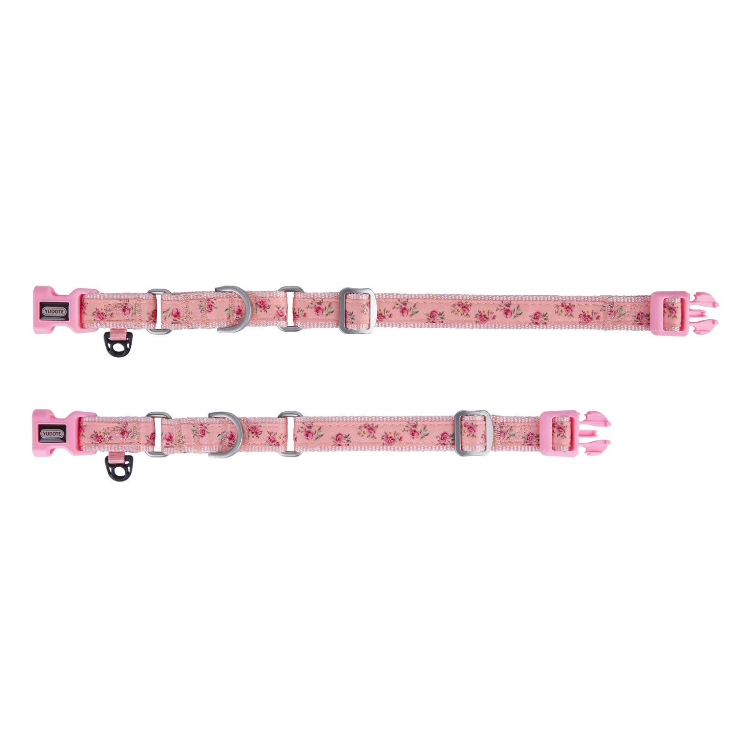 Martingale Dog Collars with Quick Snap Buckle in Floral Print Flower Nylon No…