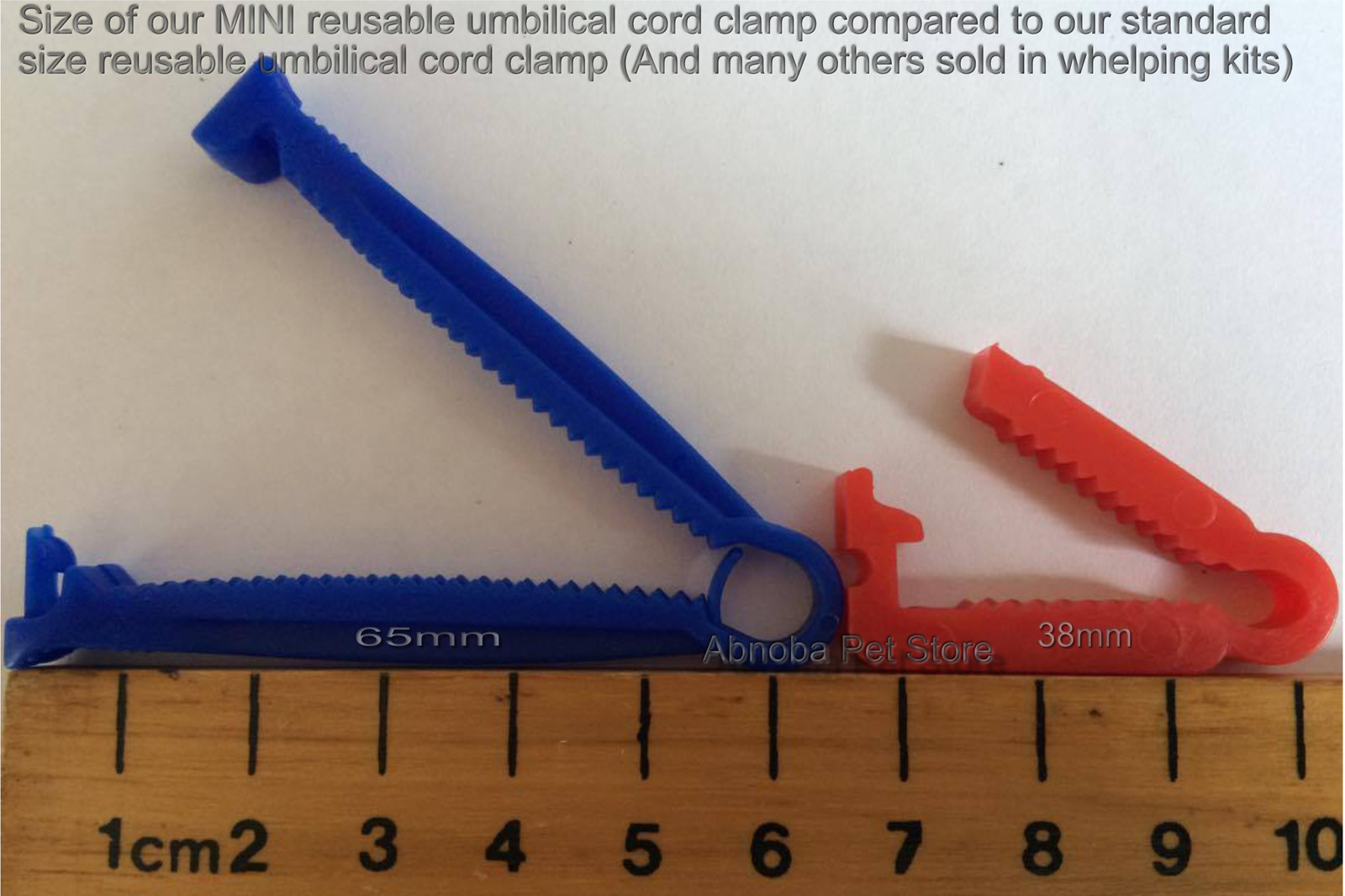Alpha Dog Mini Puppy cat Whelping Kit Cord Clamp Forceps Iodine pet birthing set