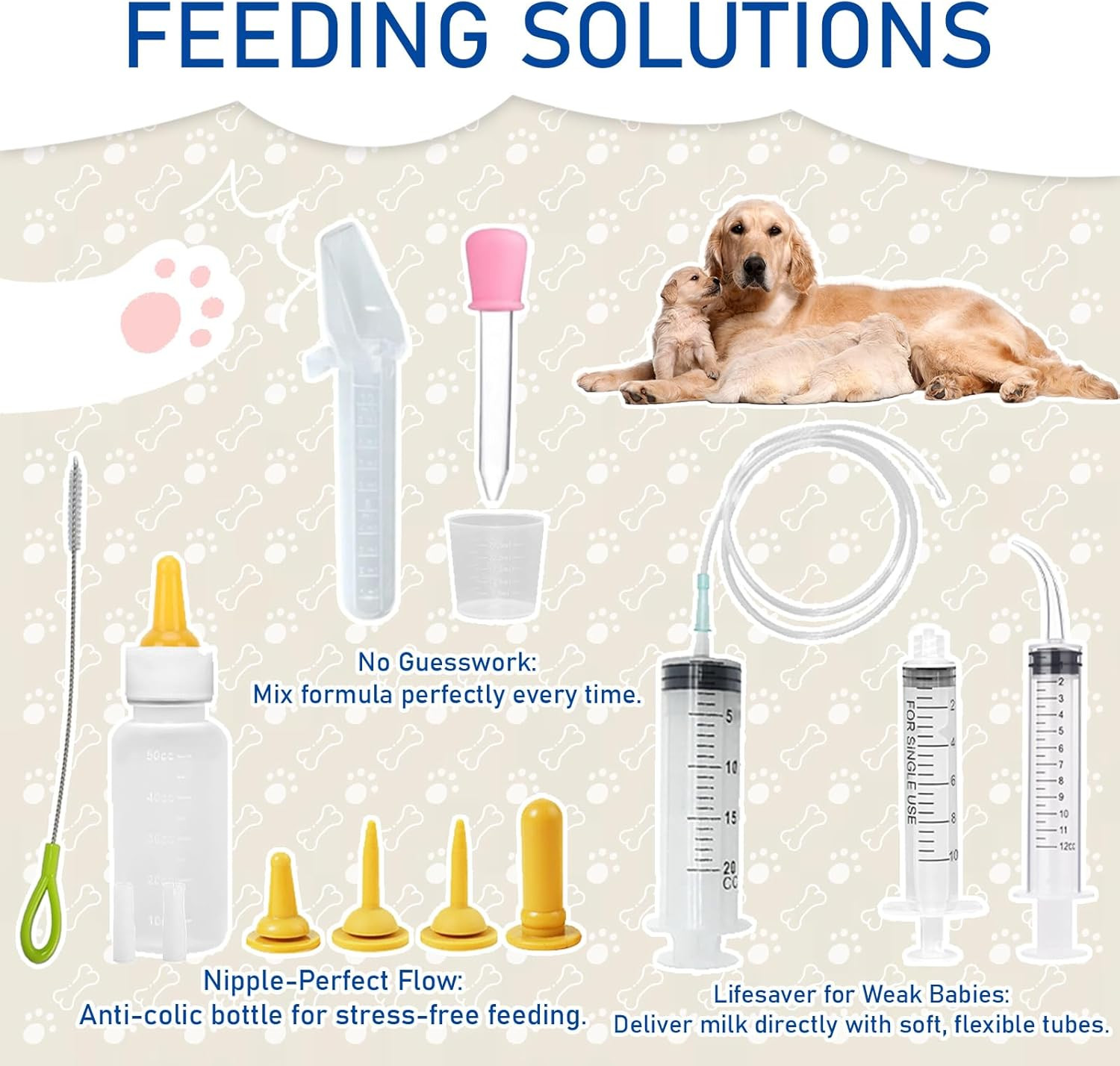 Puppy Whelping Kit, Kitten Puppy Whelping Supplies, Newborn Puppy Essentials, Wh