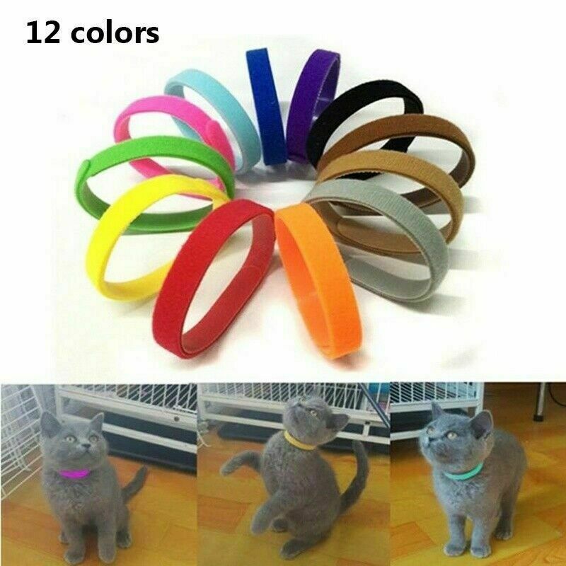 12 Whelping ID Collars Newborn Puppy & Kitten Identification Bands Breeder Nylon