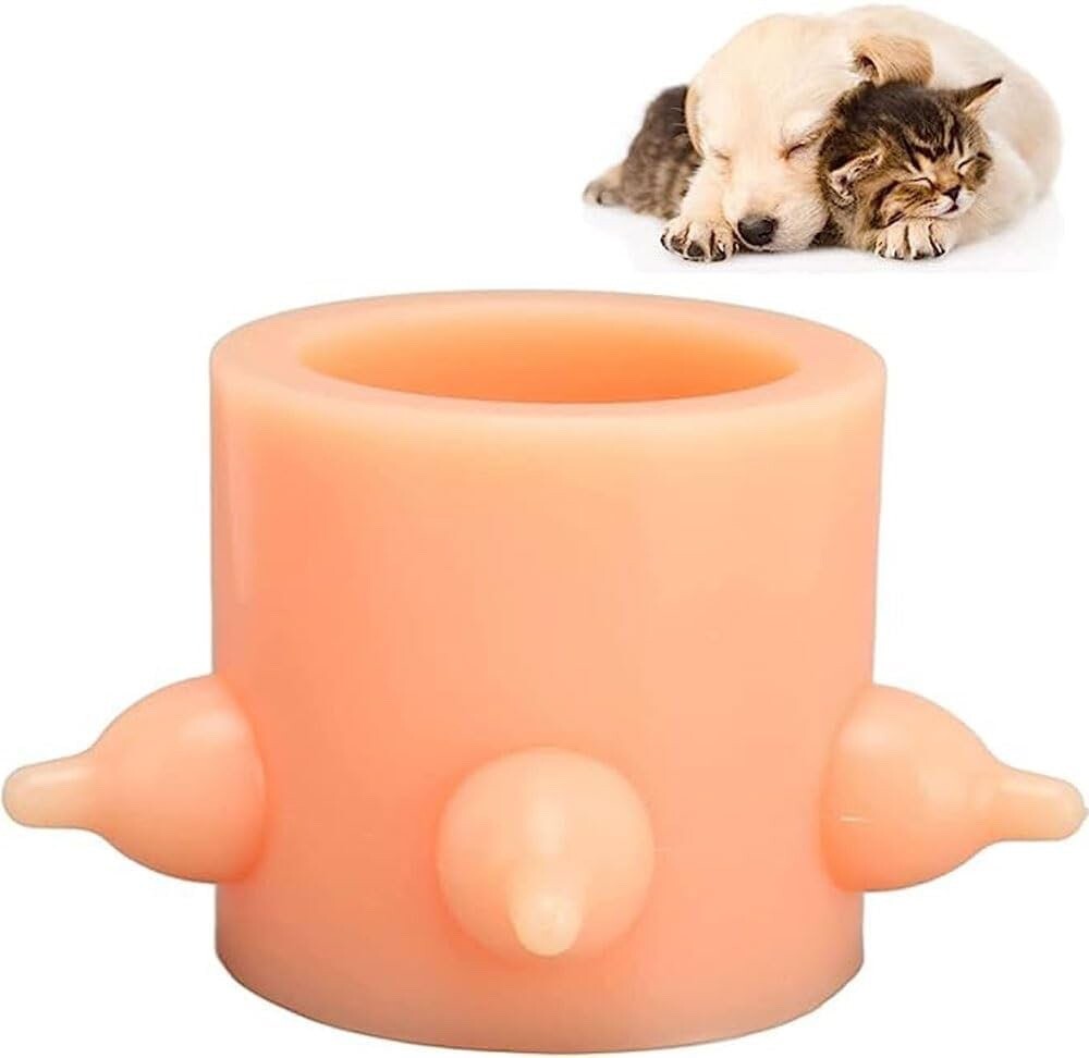 Five Nipple Feeders for Pups Breastfeeding Device Easy to Clean Pet Reusable