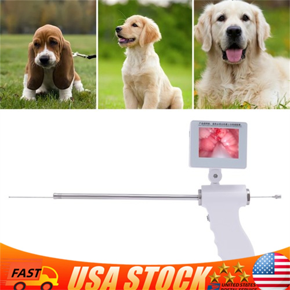 Visual Artificial Insemination AI Gun Breeding Device Dog Endoscope Breeding Kit