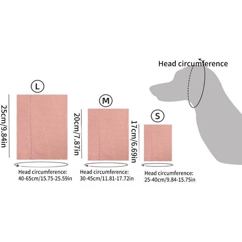Puppy Ear Wraps Scarf for Small Medium Large Dog EarMuffs Neck Warmer