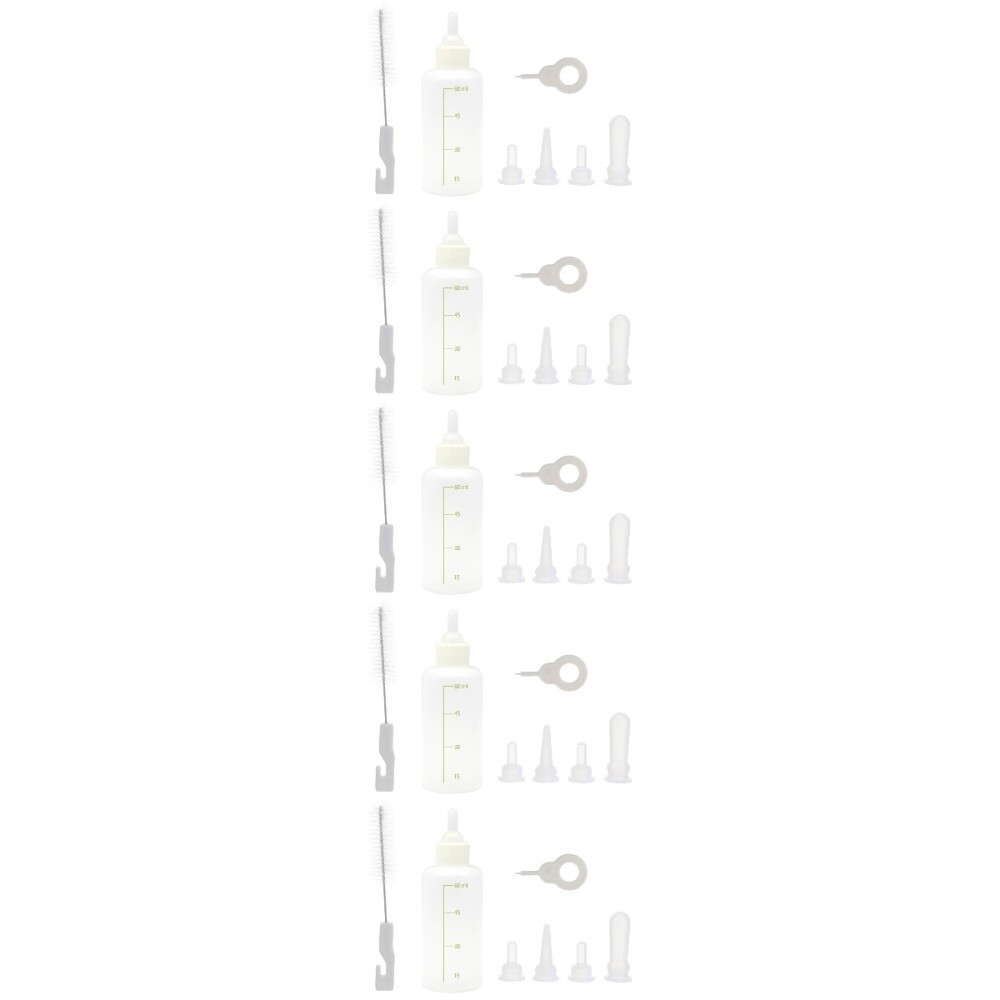 Puppy Nursing Bottles 5x Cat Feeding Bottle Dog Nursing Kit Kitten Nursing Can