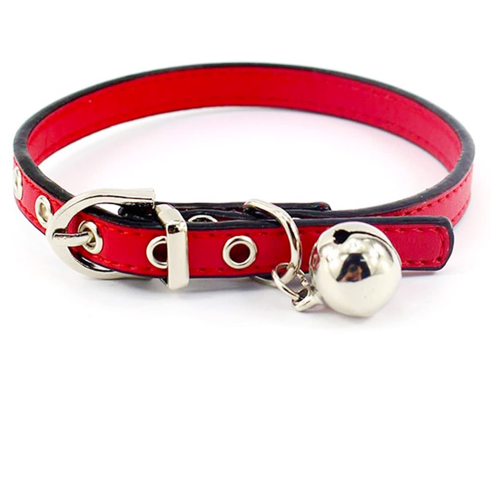IVIA PET 4 Sets Cat Bell for Dog Collar Charm TrainingPet Medium, Silver