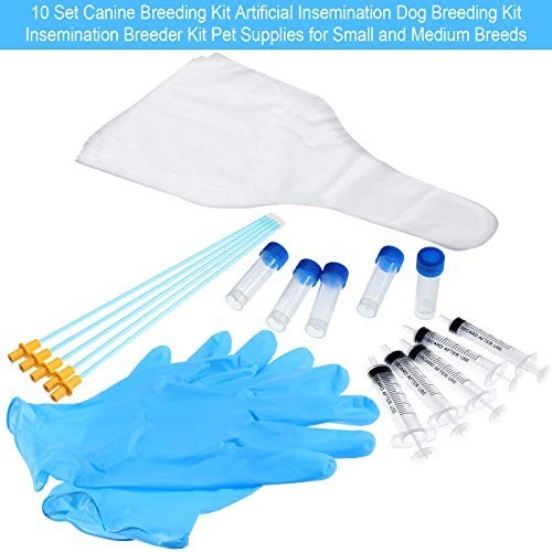 10 Set Dog Breeding Kit – Artificial Insemination Supplies for Small Medium Bree