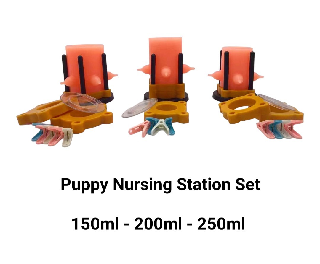 Puppy Nursing Station Set. 3 Sizes (150ml – 200ml – 250ml)