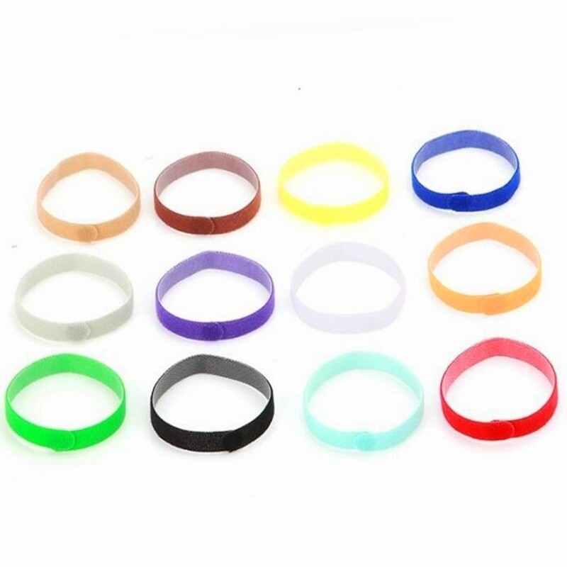 12 Whelping ID Collars Newborn Puppy & Kitten Identification Bands Breeder Nylon