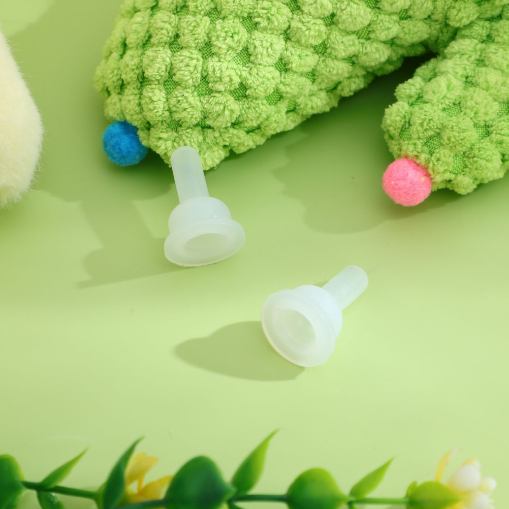40Pcs Reusable Silicone Pet Feeding Nipples Soft Safe Pacifiers for Small Pets