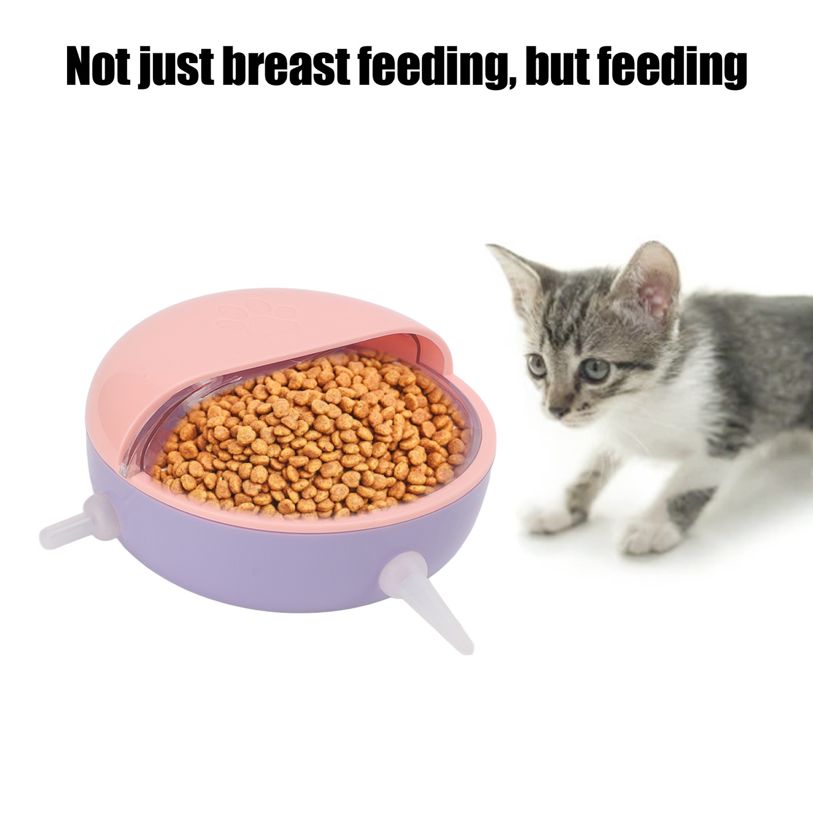 Puppy Milk Feeder Biodegradable Safe Silicone For Small Pets Easy To Use
