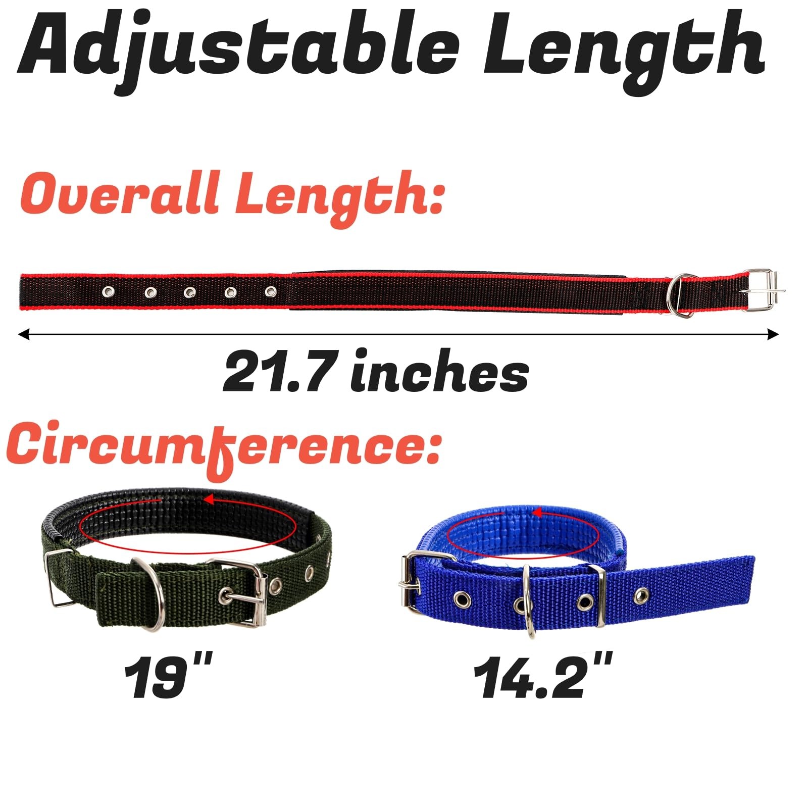 12 Pack Goat Collars with Bells, Adjustable Nylon Sheep Collar with Anti-Lost