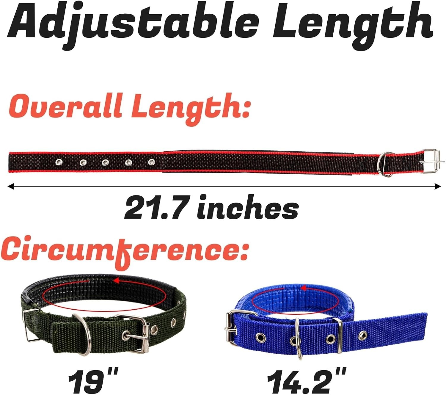 12 Pack Goat Collars with Bells, Adjustable Nylon Sheep Collar with Anti-Lost