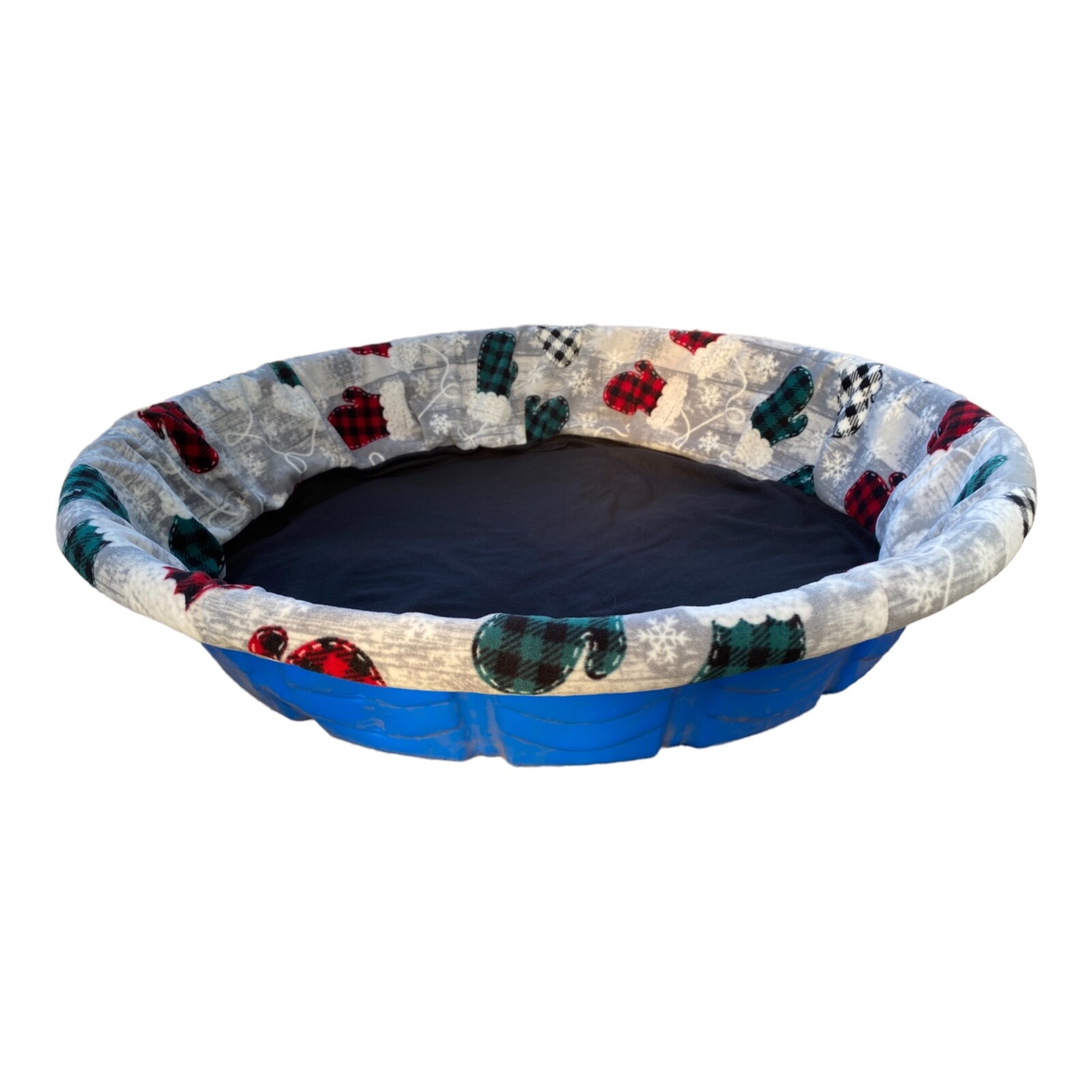 SHIPS FREE USA Medium Fleece Whelping Kiddie Pool Liner for Dogs 25-49 Pounds