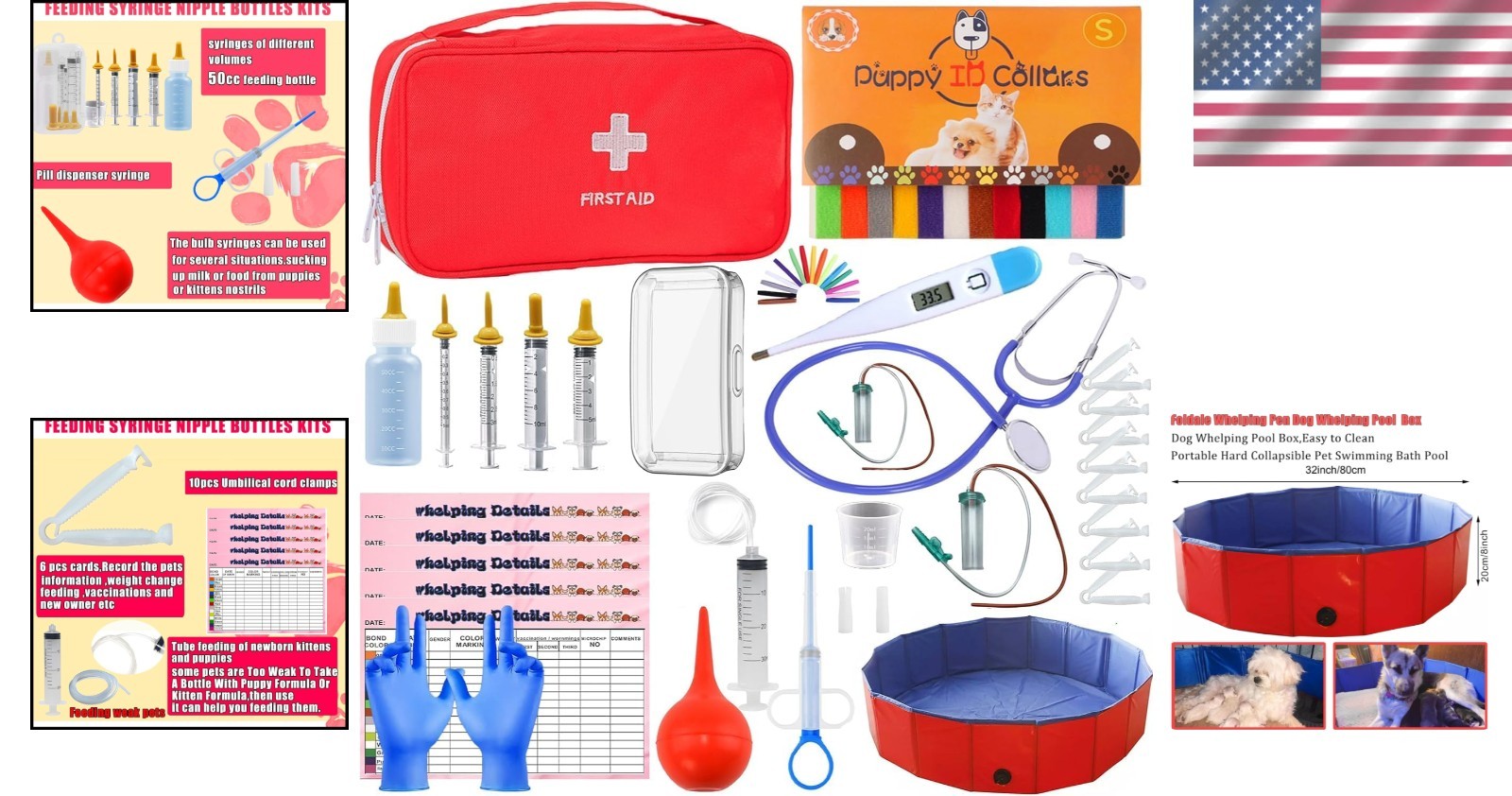 Newborn Puppy Kitten Whelping Kit