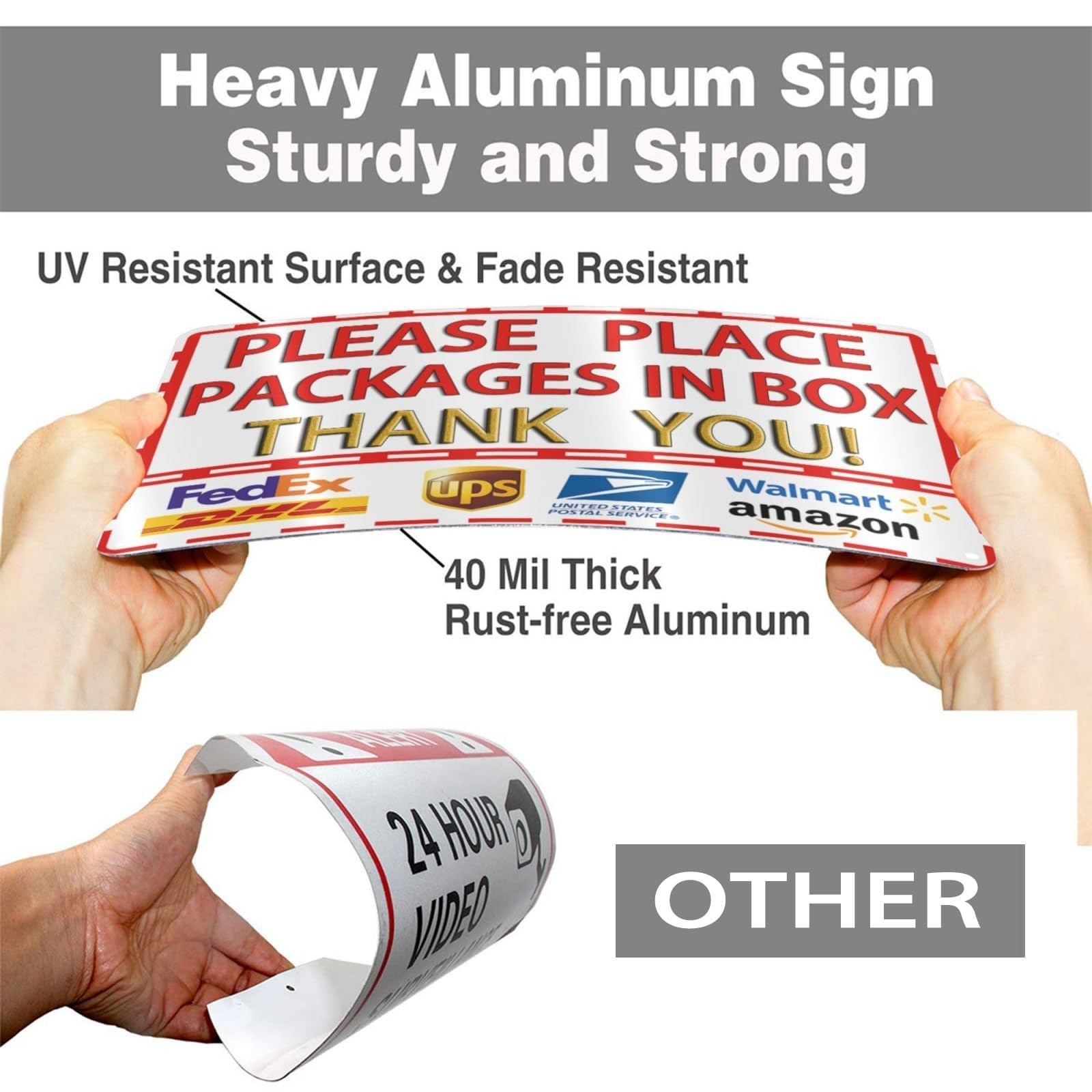 Delivery Signs for Packages, Package Delivery Boxes for outside Use – Please …