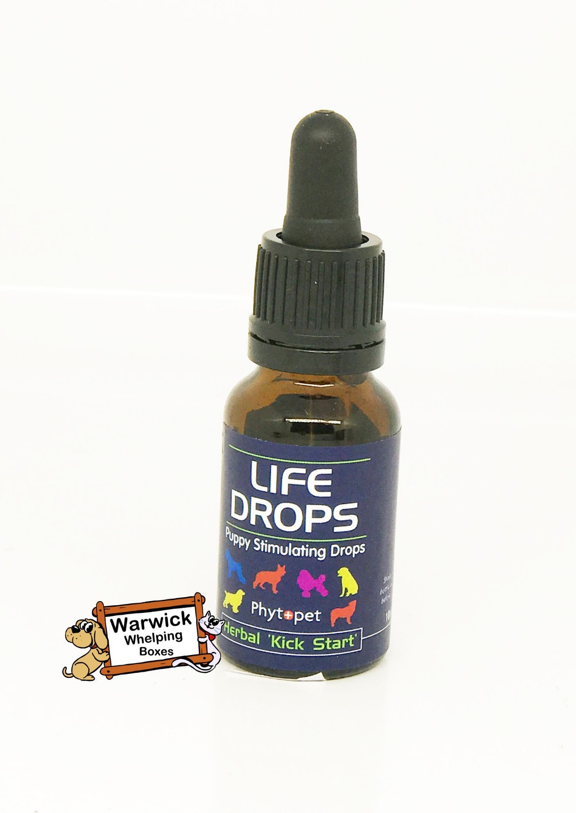 Life Saver Puppy Dog Whelping Kit 250g Milk, Life Drops Mucus Cord Tracked 24