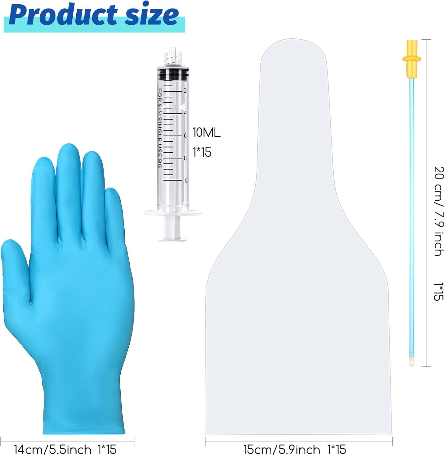 15 Set AI Artificial Insemination Dog Breeding Kit Canine Breeding Kit Dog Semen