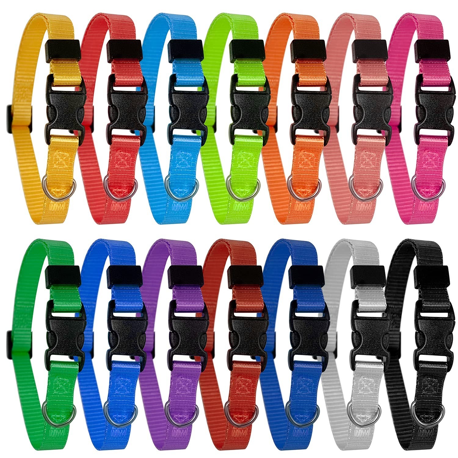 Puppy ID Collar – Identification Adjustable Collars for Newborn Dog Cat, Supe…